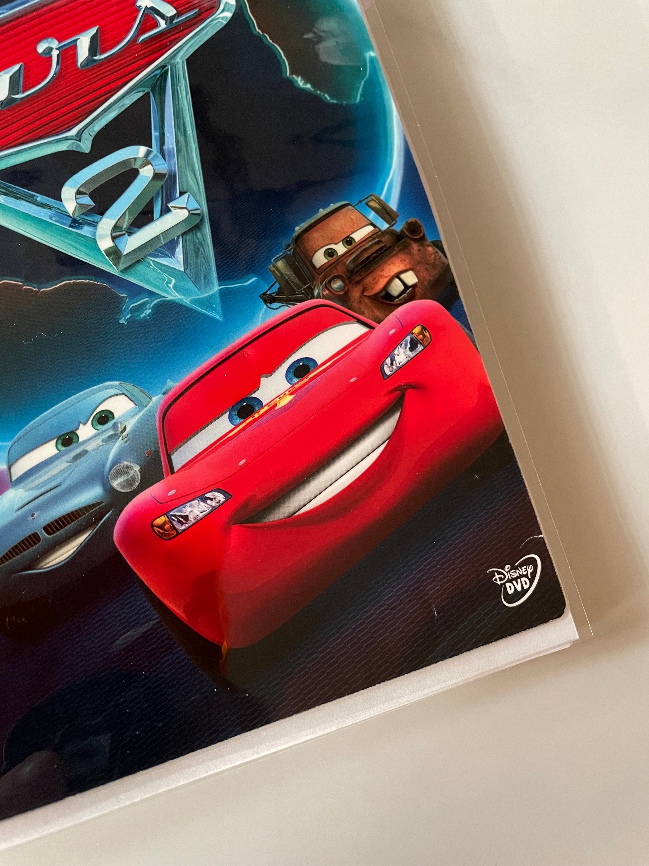 Disneys Cars 2 Lightning Mcqueen Movie DVD Upcycled Spiral Bound ...