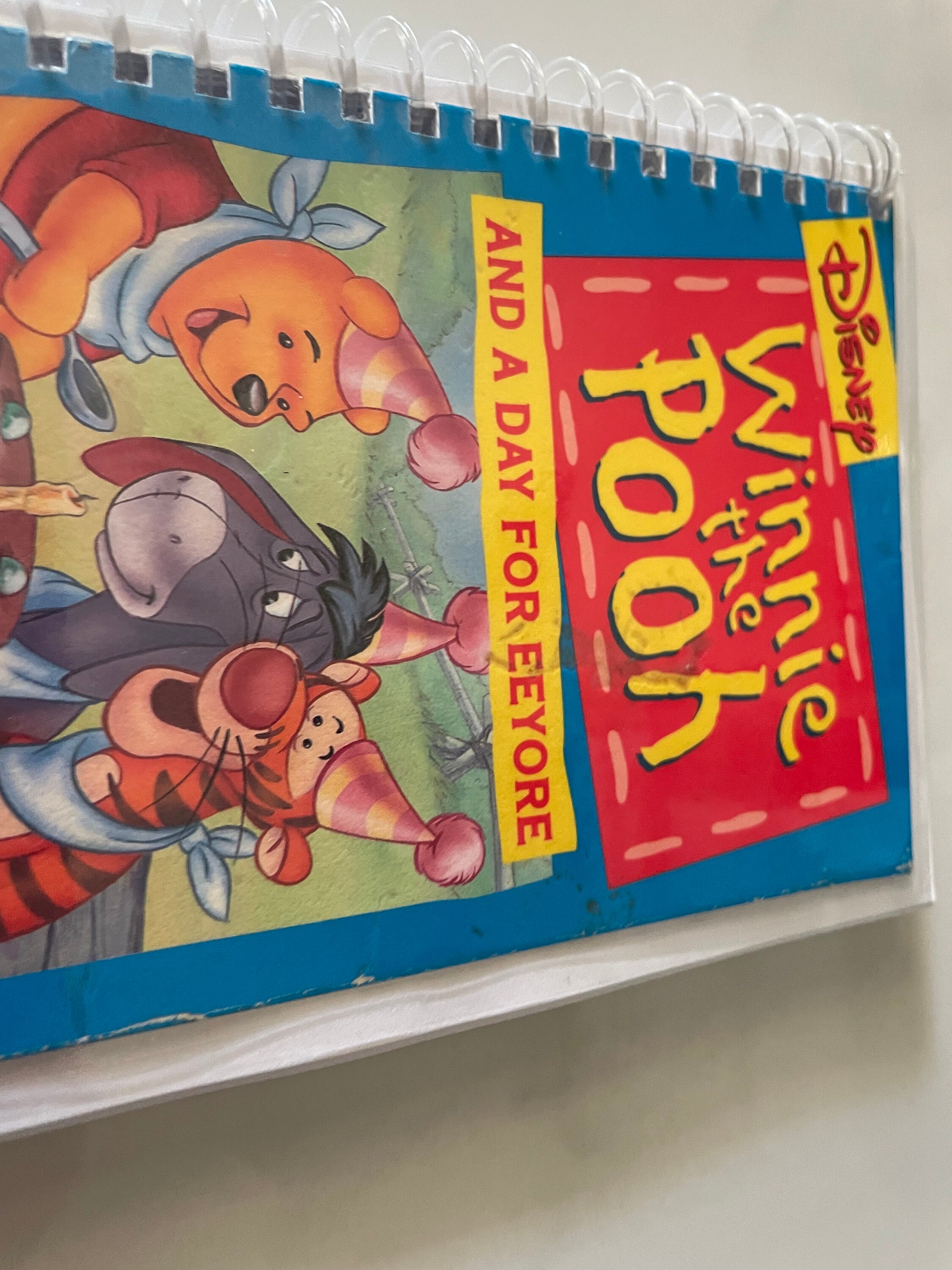 Disney Winnie the Pooh and a Day for Eeyore Movie VHS Upcycled Spiral ...