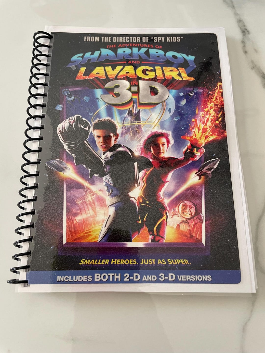 The Adventures of Shark Boy and Lava Girl Movie DVD Upcycled Spiral ...