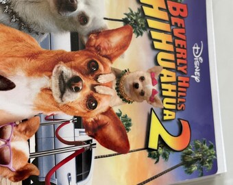 Disney Beverly Hills Chihuahua 2 Movie DVD Upcycled Spiral