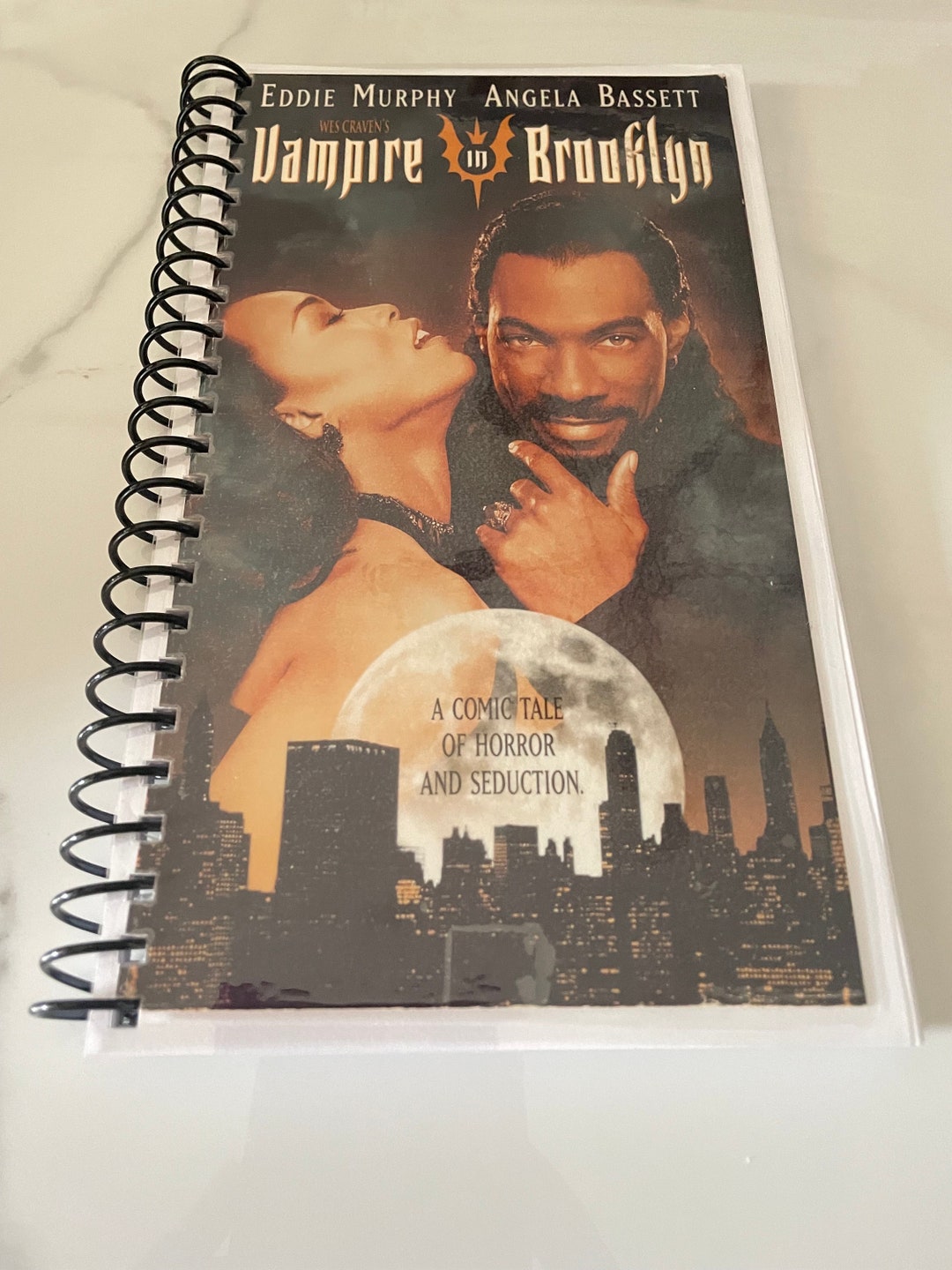 Vampire in Brooklyn Movie 90s VHS Upcycled Spiral Bound Notebook ...