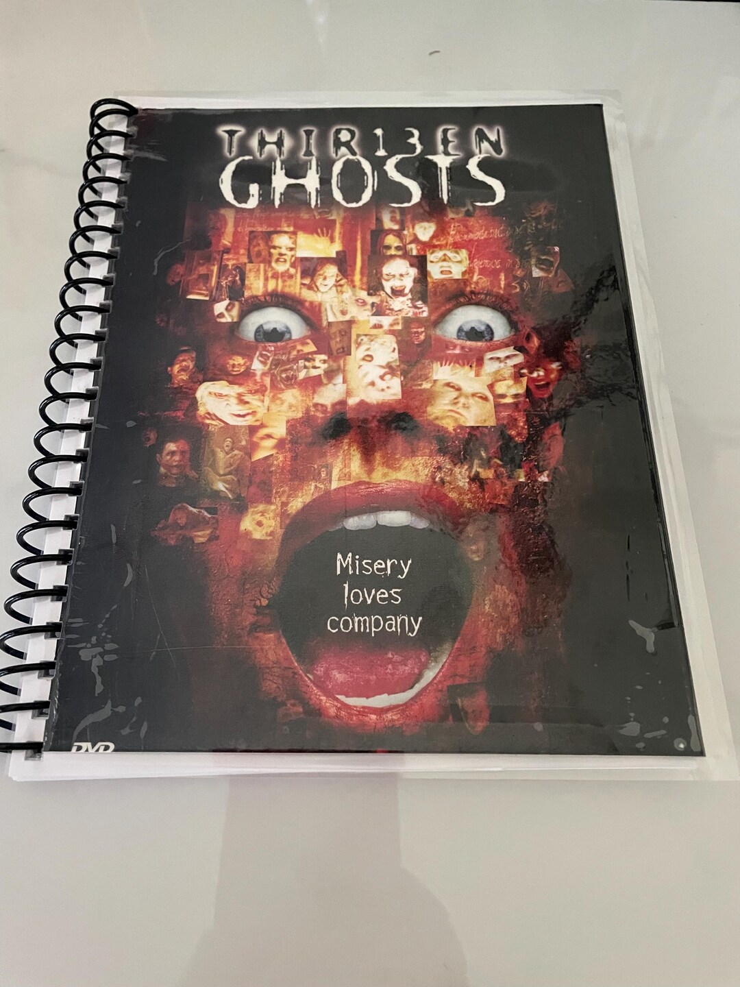 Thirteen Ghosts Movie Collection DVD Upcycled Spiral Bound Notebook ...