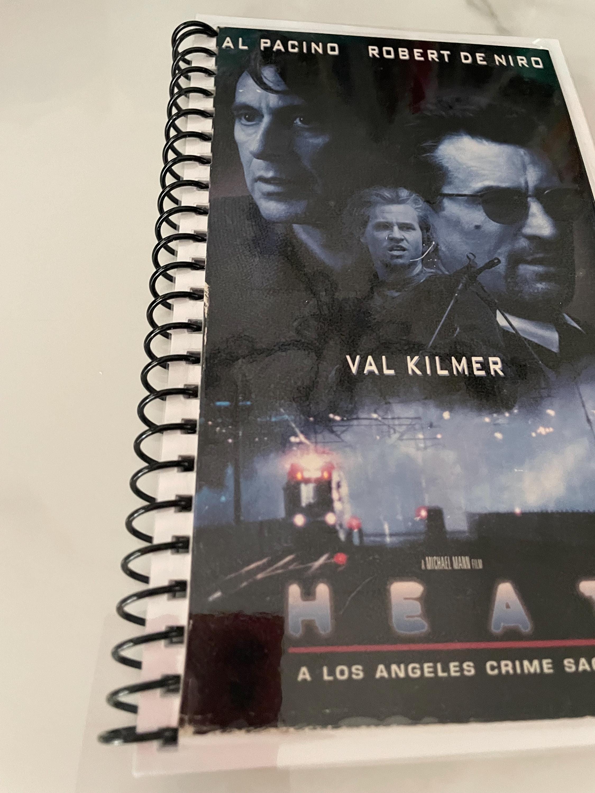 Heat Movie VHS Upcycled Spiral Bound Notebook Journal Vintage Nostalgia ...