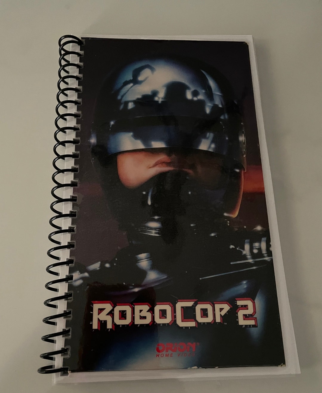 Robocop 2 Movie Tape VHS Upcycled Spiral Bound Notebook Journal Notepad ...