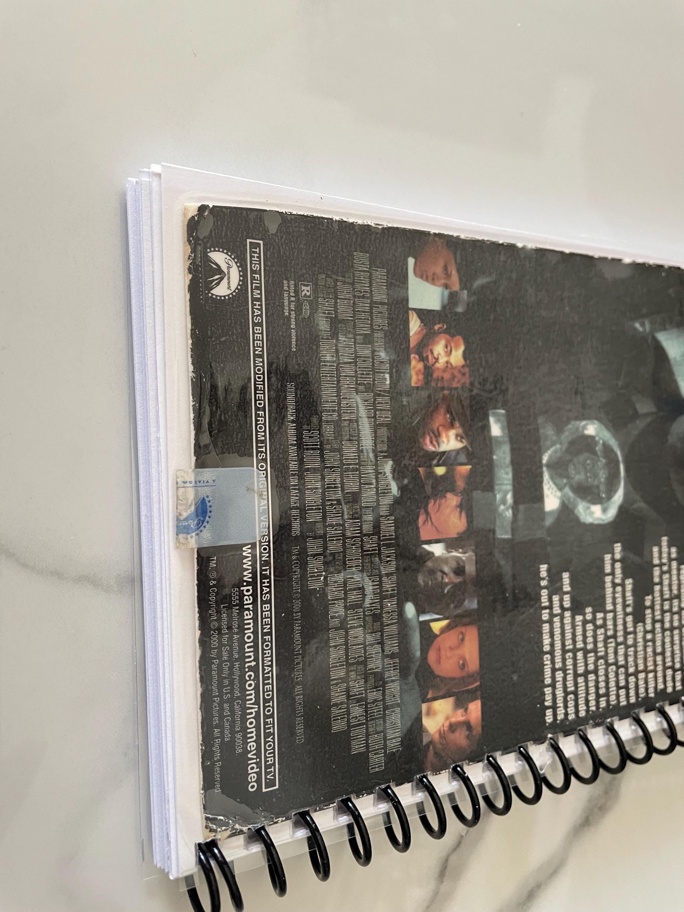 Shaft Movie VHS Upcycled Spiral Bound Notebook Notepad Journal Vintage ...