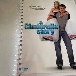 A Cinderella Story Hilary Duff Jennifer Coolidge Movie y2k 2000s DVD Upcycled Spiral Bound Notebook Vintage Gift Ideas Stocking Stuffers image 5