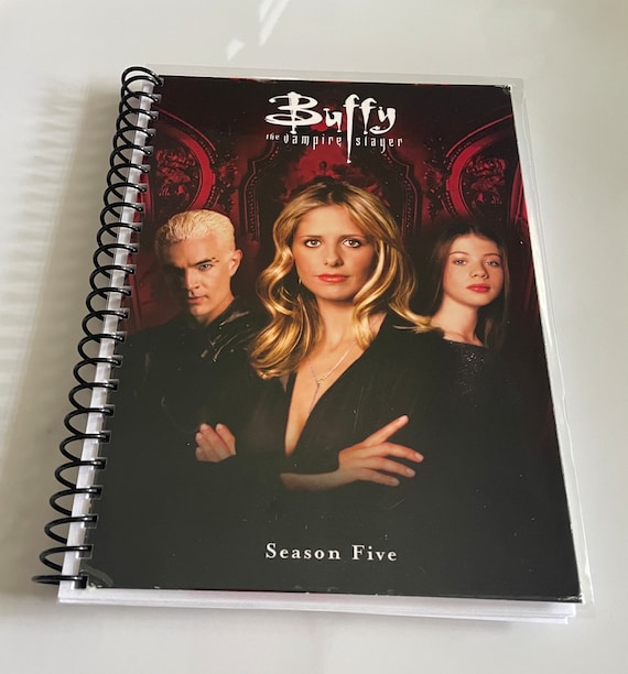 Buffy the Vampire Slayer Season 5 DVD Upcycled Spiral Bound
