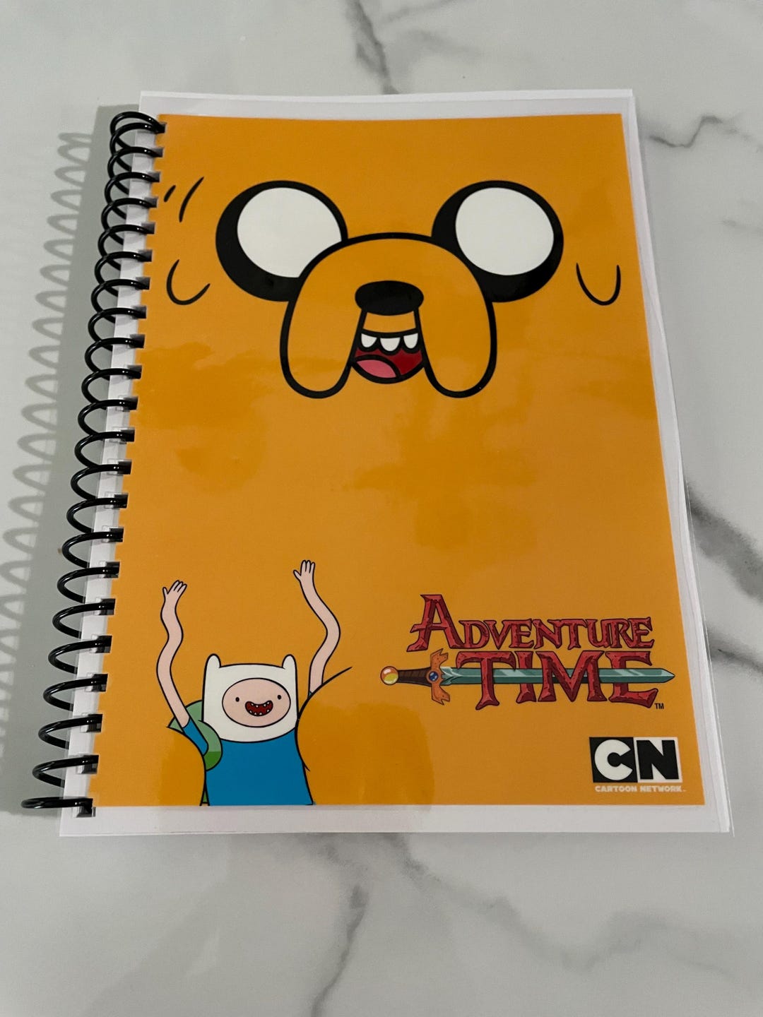 Cartoon Network Adventure Time TV Show Movie DVD Upcycled Spiral Bound ...