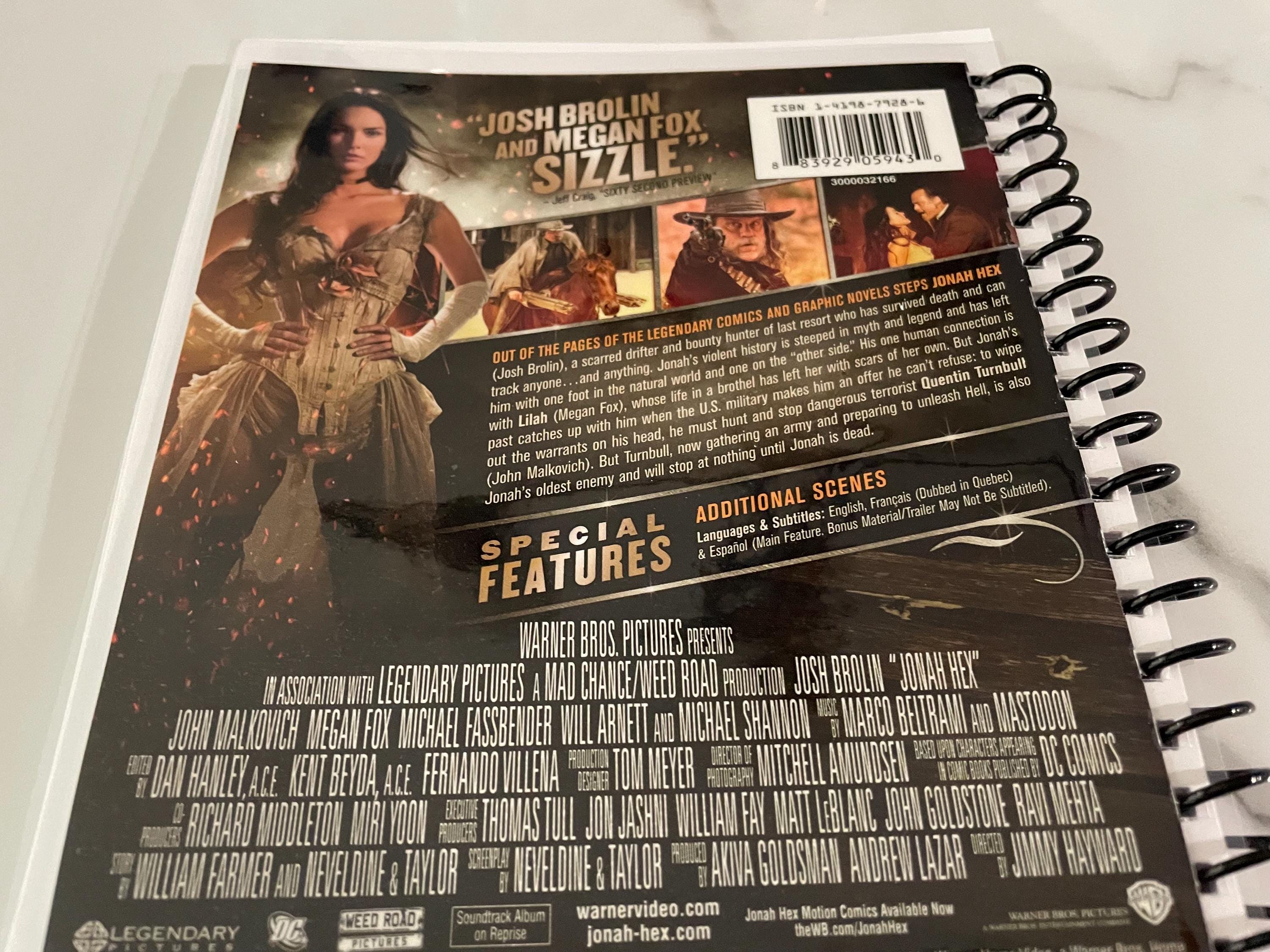 Jonah Hex Movie DVD Upcycled Spiral Bound Notebook Journal Notepad ...