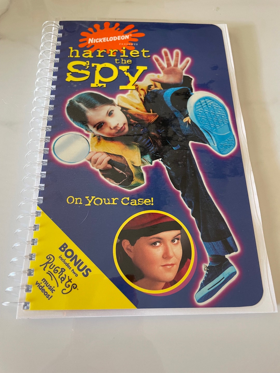 Nickelodeon Harriet the Spy Movie VHS Upcycled Spiral Bound Notebook ...