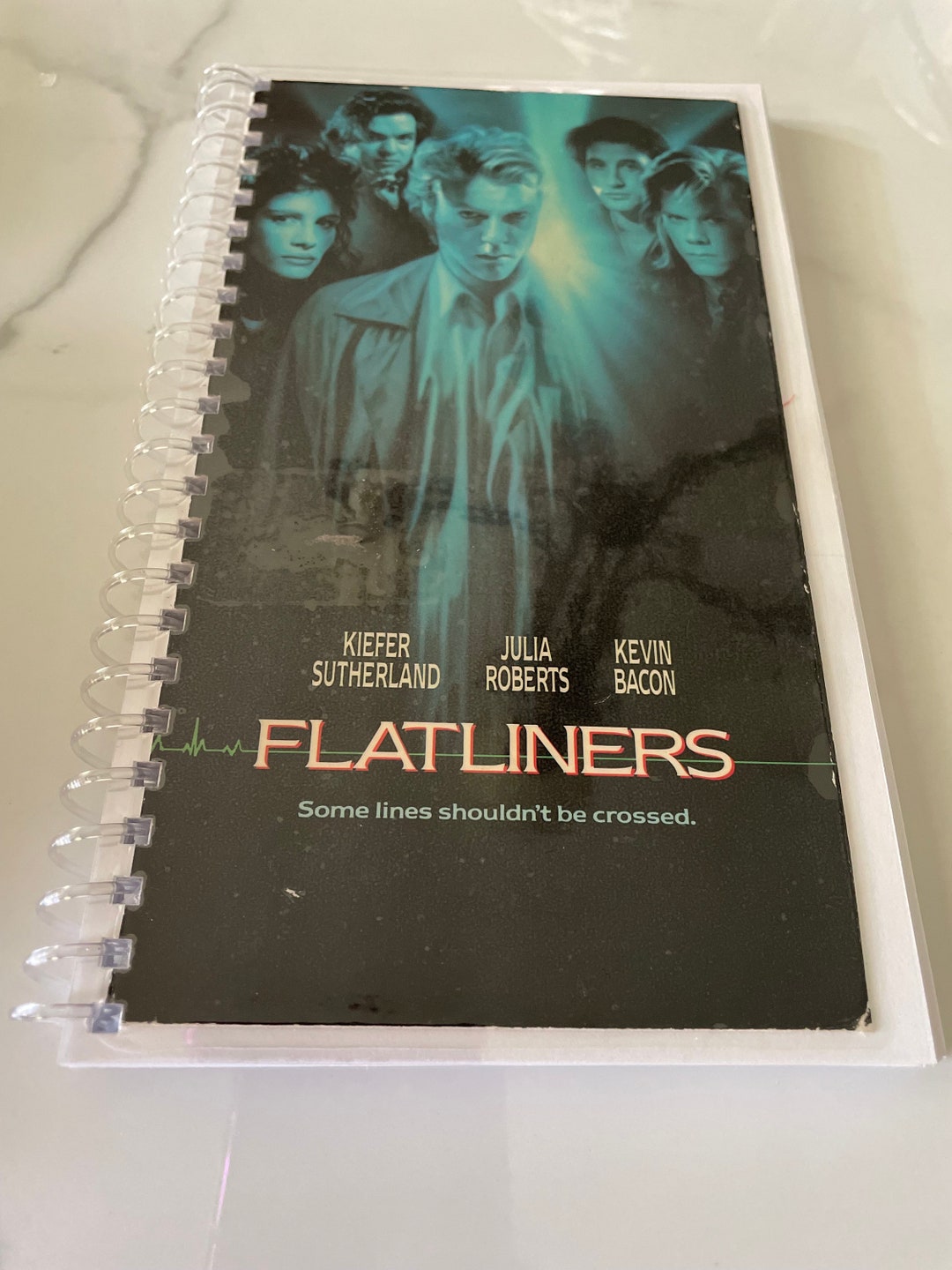Flatliners Movie VHS Upcycled Spiral Bound Notebook Journal Vintage ...