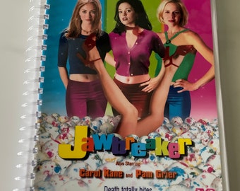 Jawbreaker Film DVD Quaderno con rilegatura a spirale riciclato Diario Vintage anni '90 Rebecca Gayheart Rose McGowan Julie Benz
