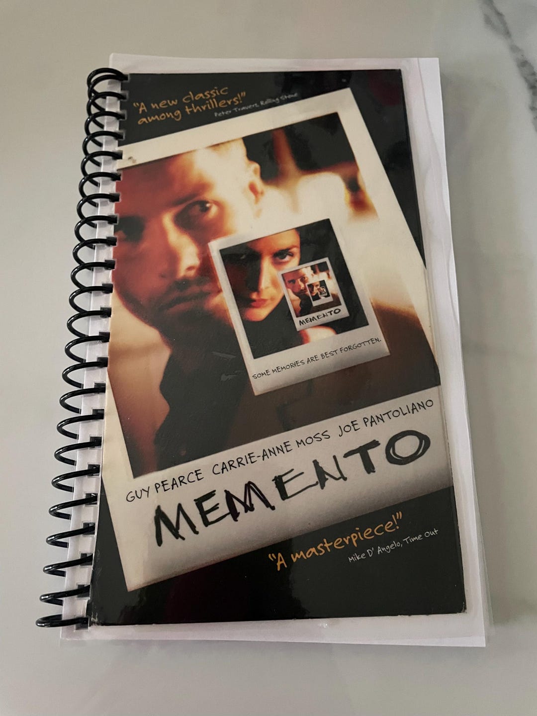 Memento Movie VHS Upcycled Spiral Bound Notebook Notepad Journal ...