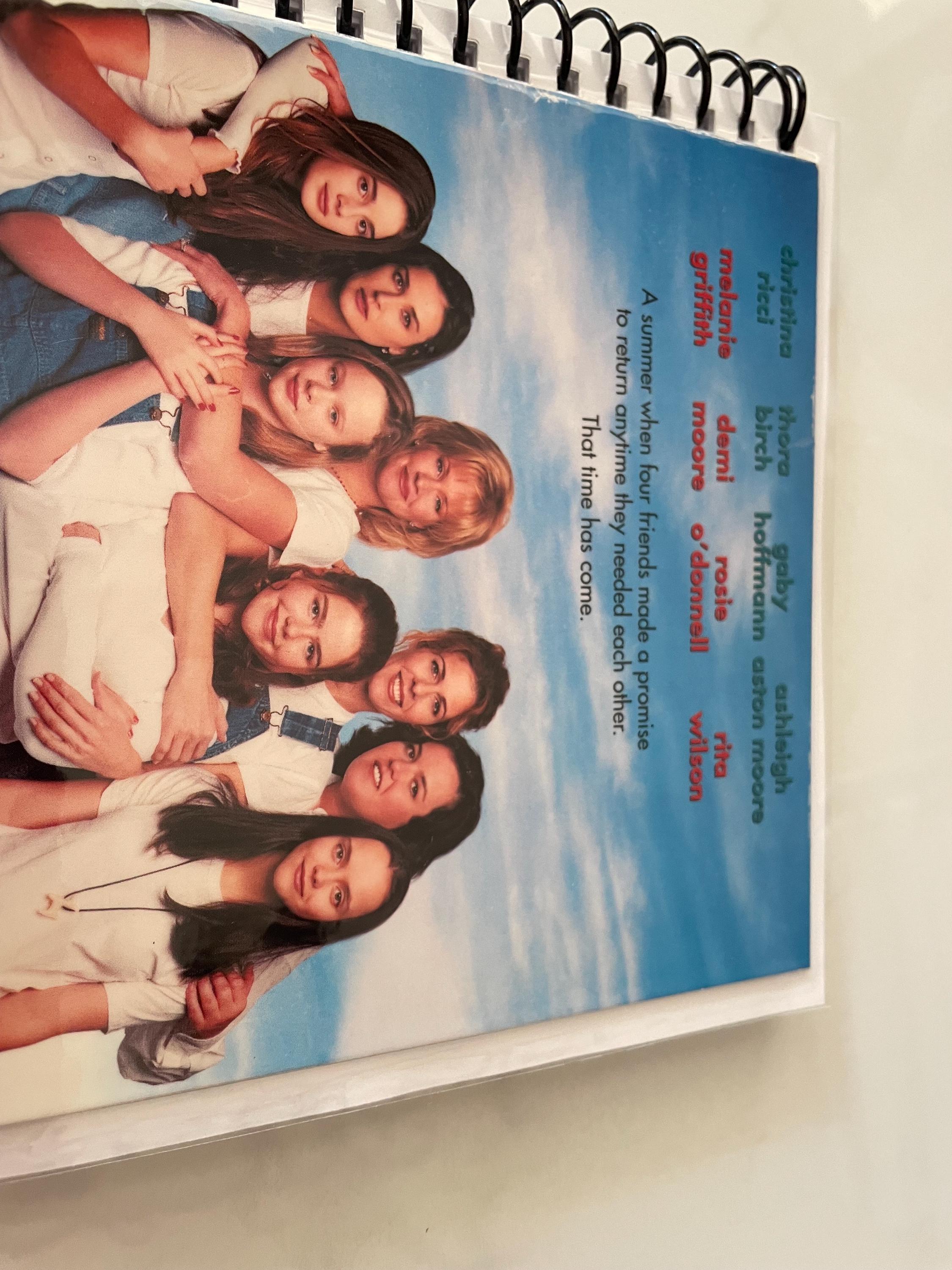 Now and Then Movie DVD Upcycled Spiral Bound Notebook Notepad Journal ...