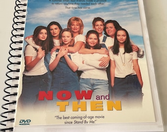 Now and Then Movie DVD Upcycled Spiral Bound Notebook Notepad