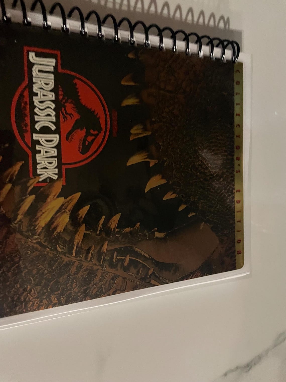 Jurassic Park Collector’s Edition DVD 90s Movie Upcycled Spiral Bound ...