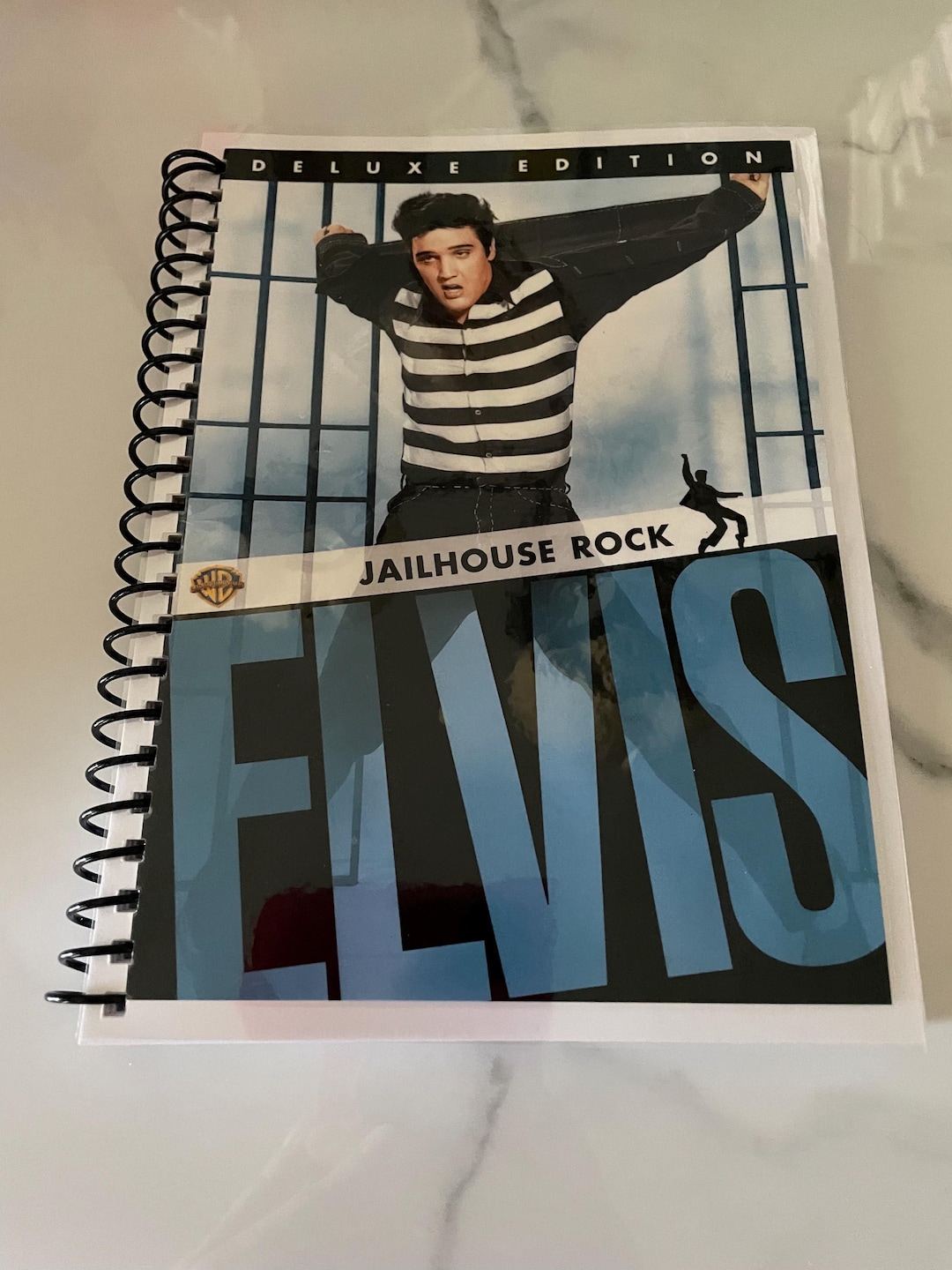 Jailhouse Rock Movie DVD Upcycled Spiral Bound Notebook Journal Notepad ...