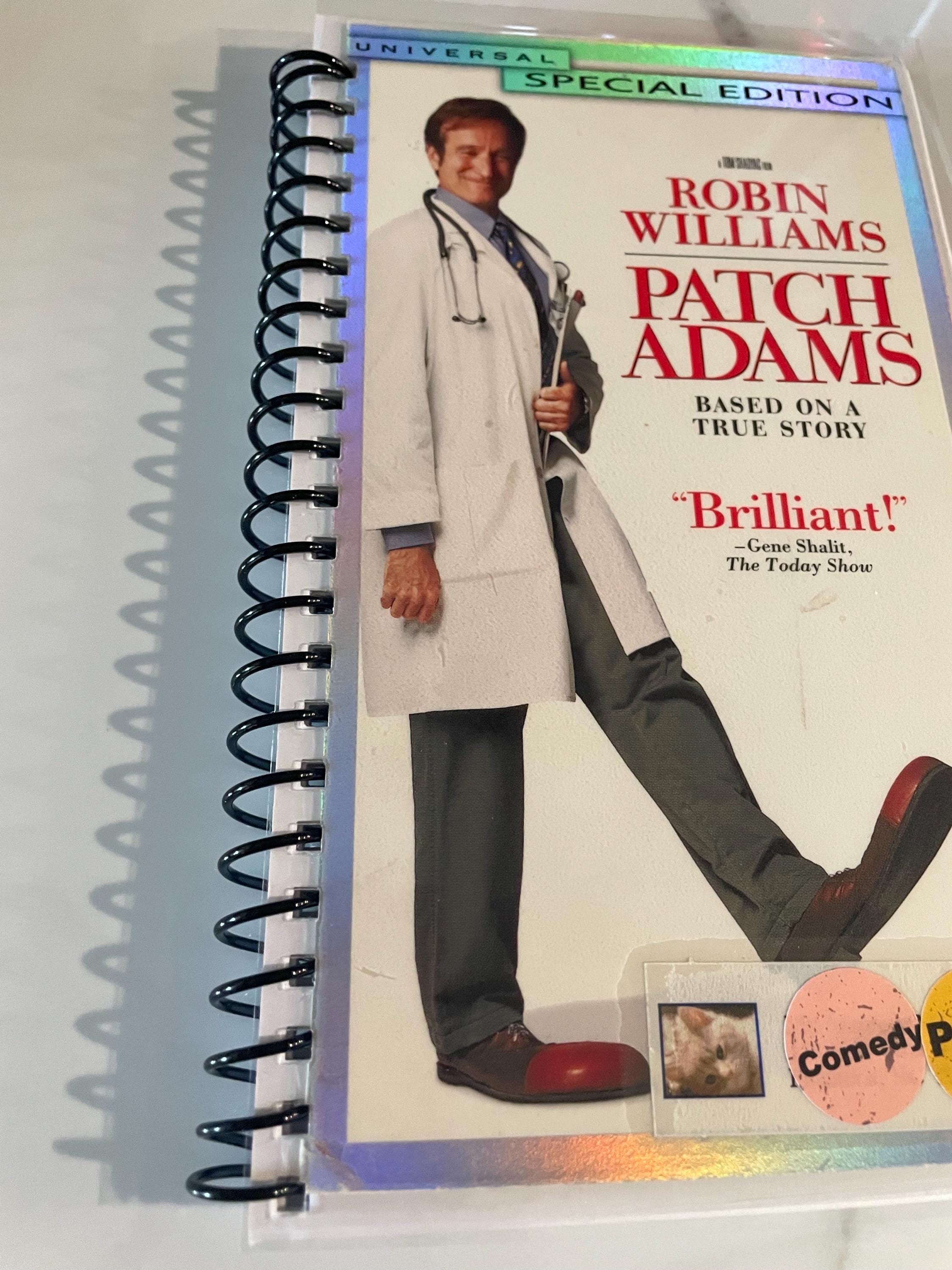 Patch Adams Movie VHS Video Upcycled Spiral Bound Notebook Notepad ...