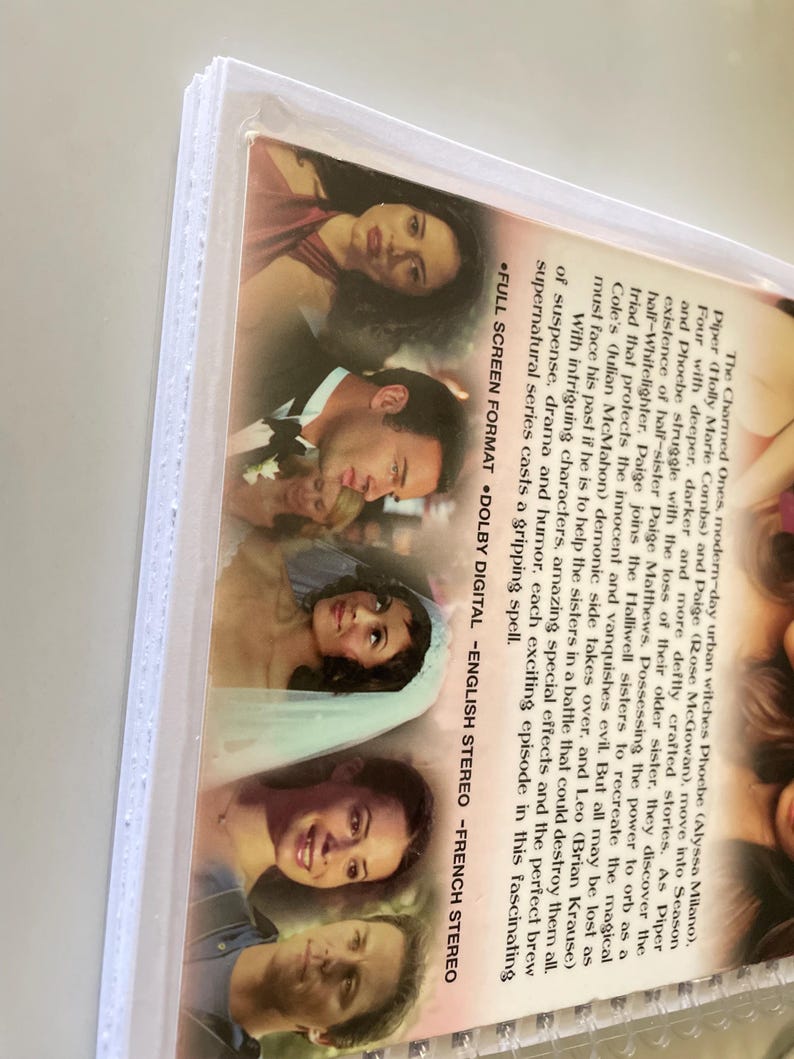 Charmed Season Four TV Show DVD Upcycled Spiral Bound Notebook Journal ...