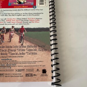Now and Then Movie DVD Upcycled Spiral Bound Notebook Notepad Journal ...