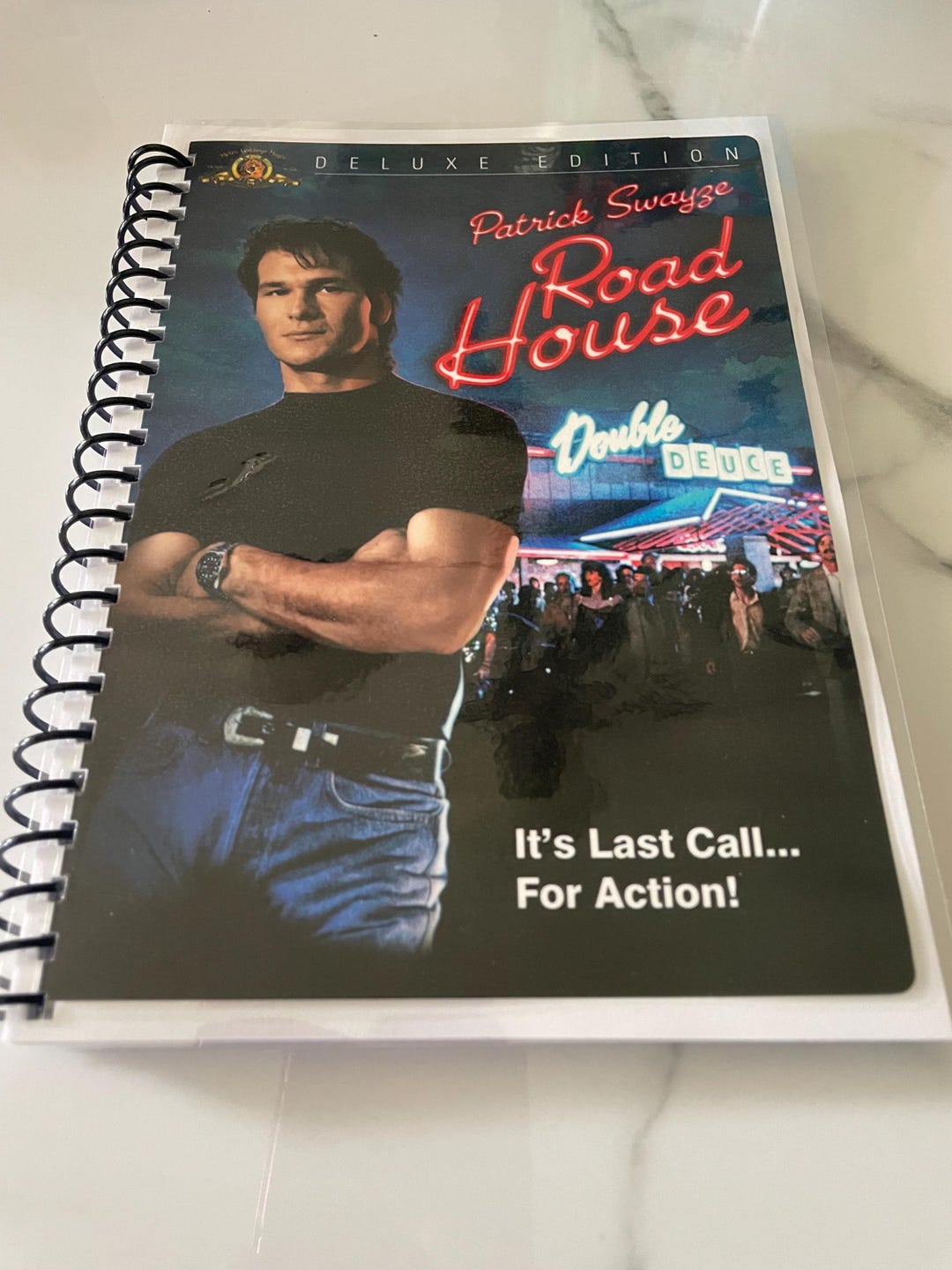 Road House Movie DVD Upcycled Spiral Bound Notebook Notepad Journal ...