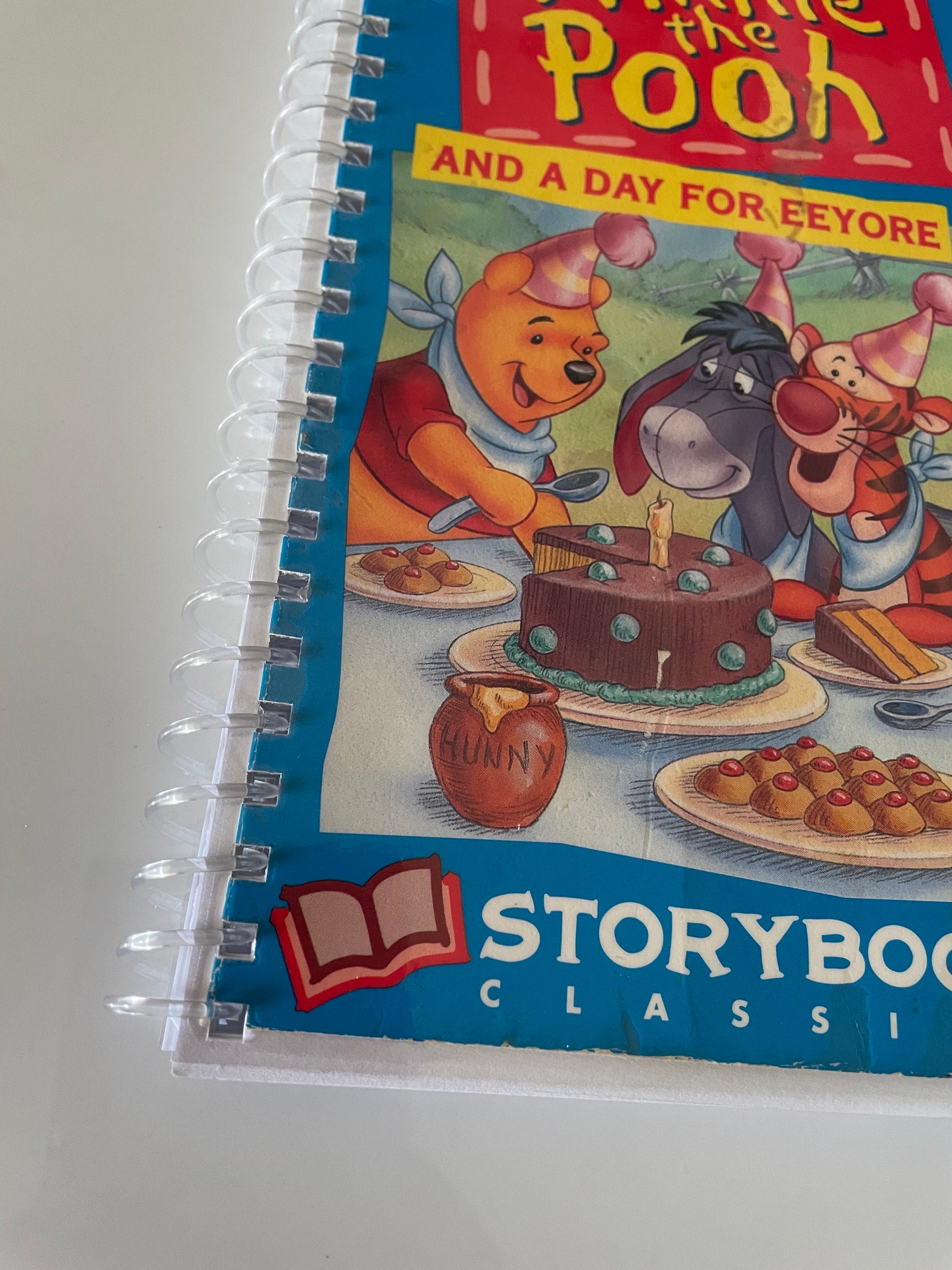 Disney Winnie the Pooh and a Day for Eeyore Movie VHS Upcycled Spiral ...