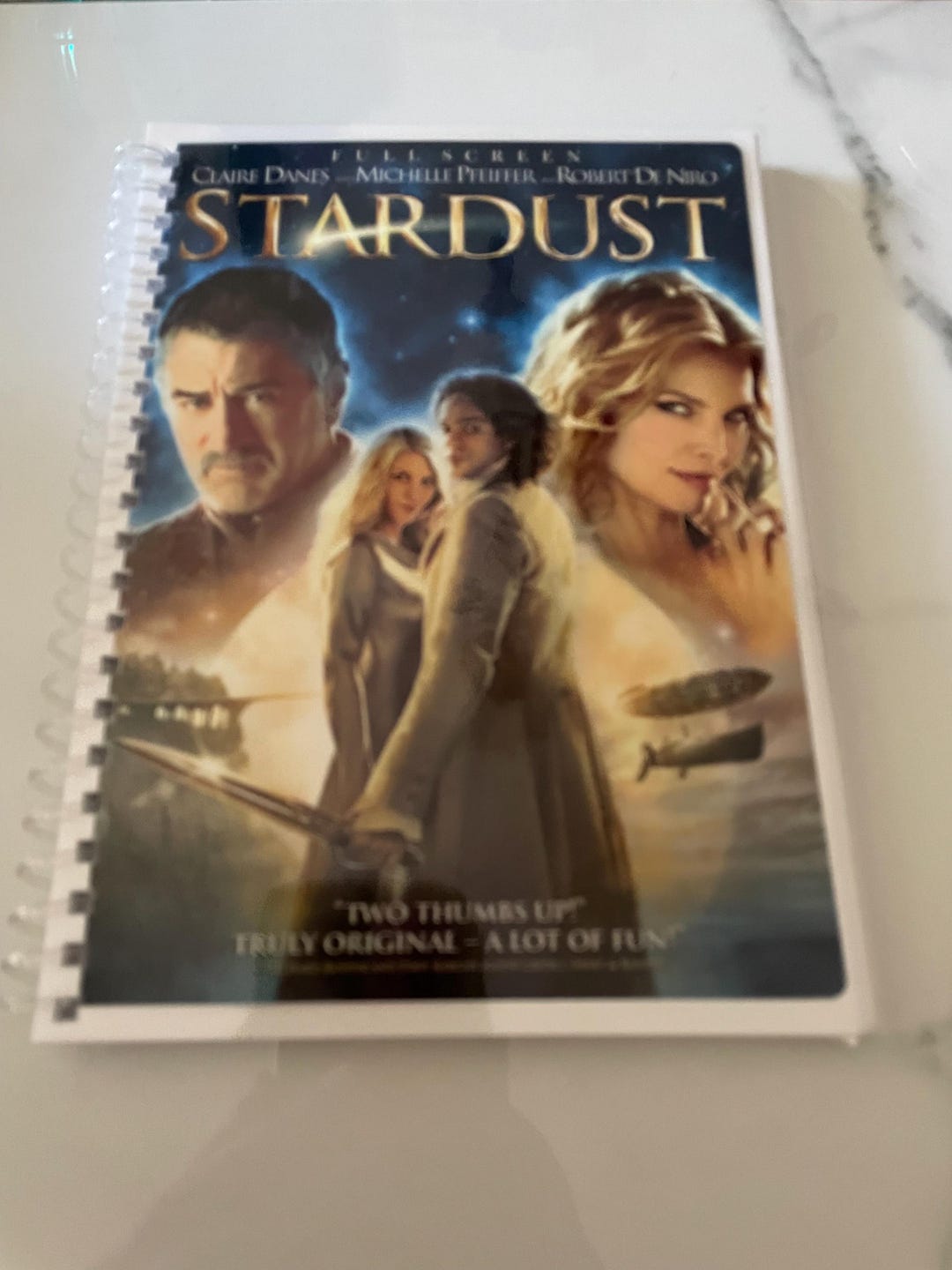 Stardust Movie 2000s DVD Upcycled Spiral Bound Notebook Notepad Journal ...