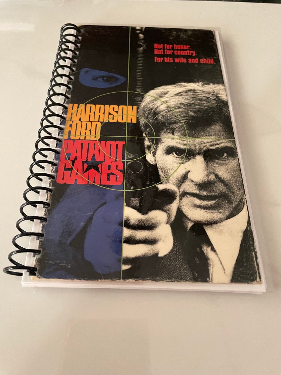 Patriot Games Movie VHS Upcycled Spiral Bound Notebook Vintage 90s ...