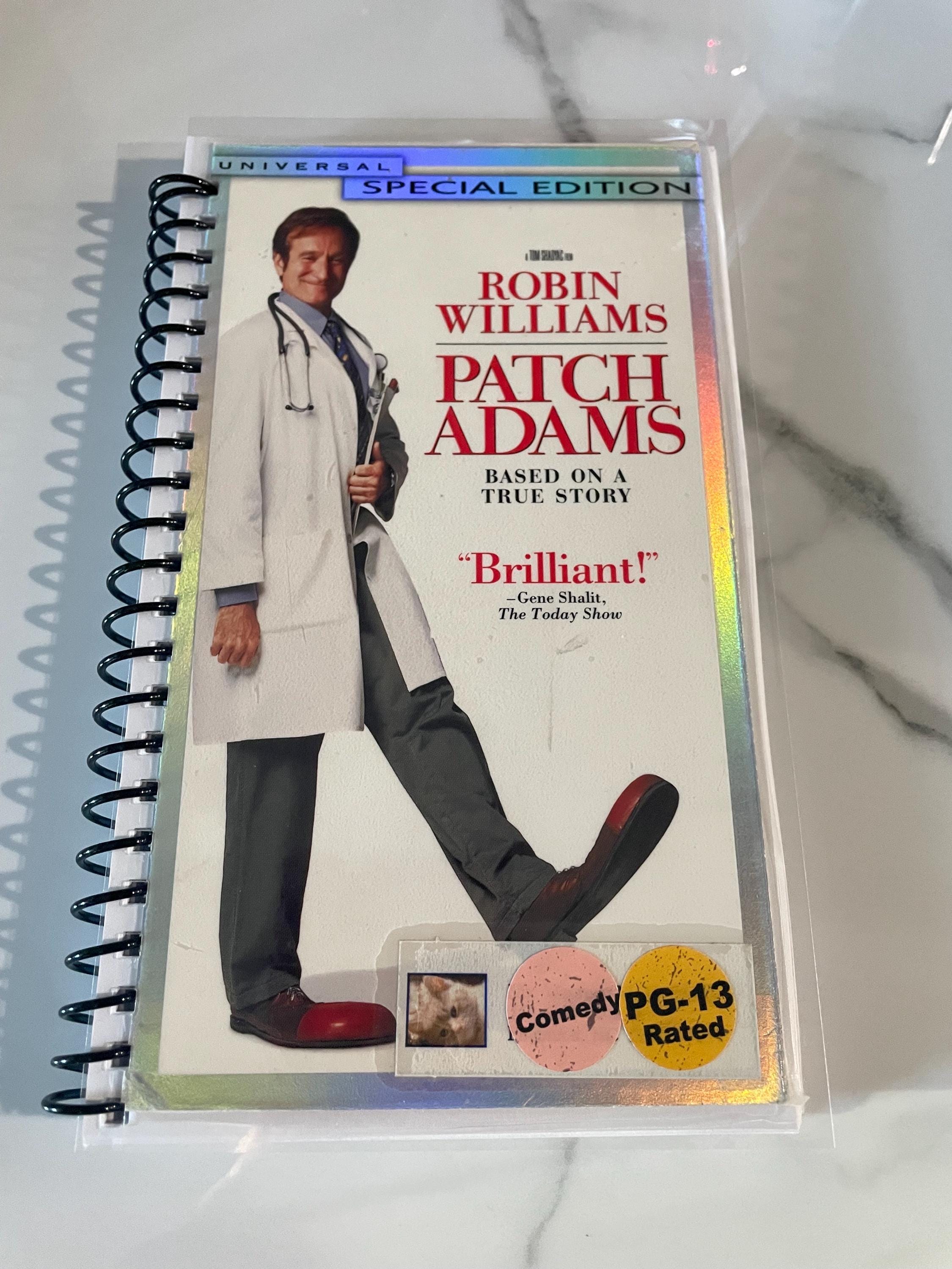 Patch Adams Movie VHS Video Upcycled Spiral Bound Notebook Notepad ...