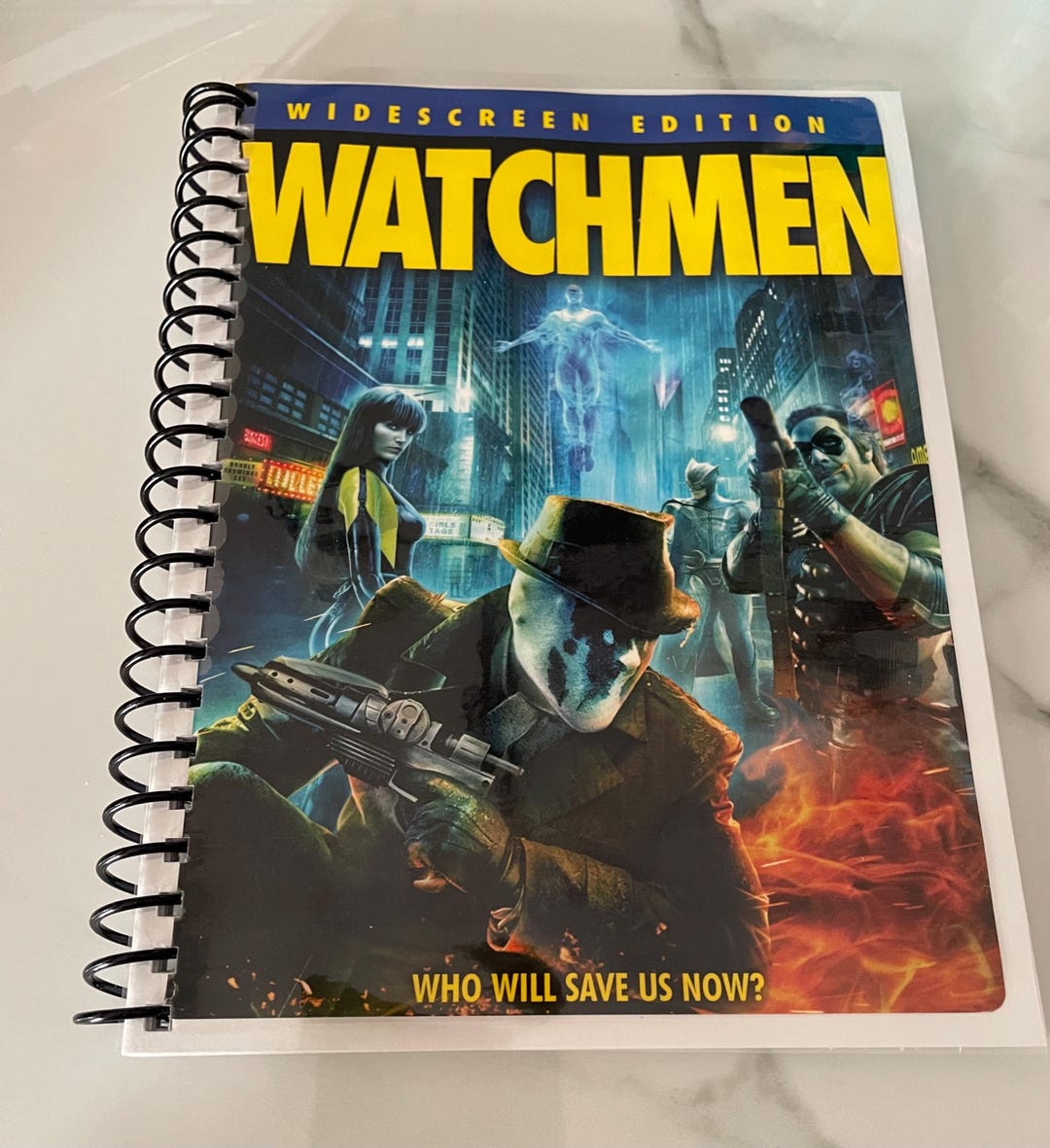 Watchmen Movie DVD Upcycled Spiral Bound Notebook Notepad Journal ...