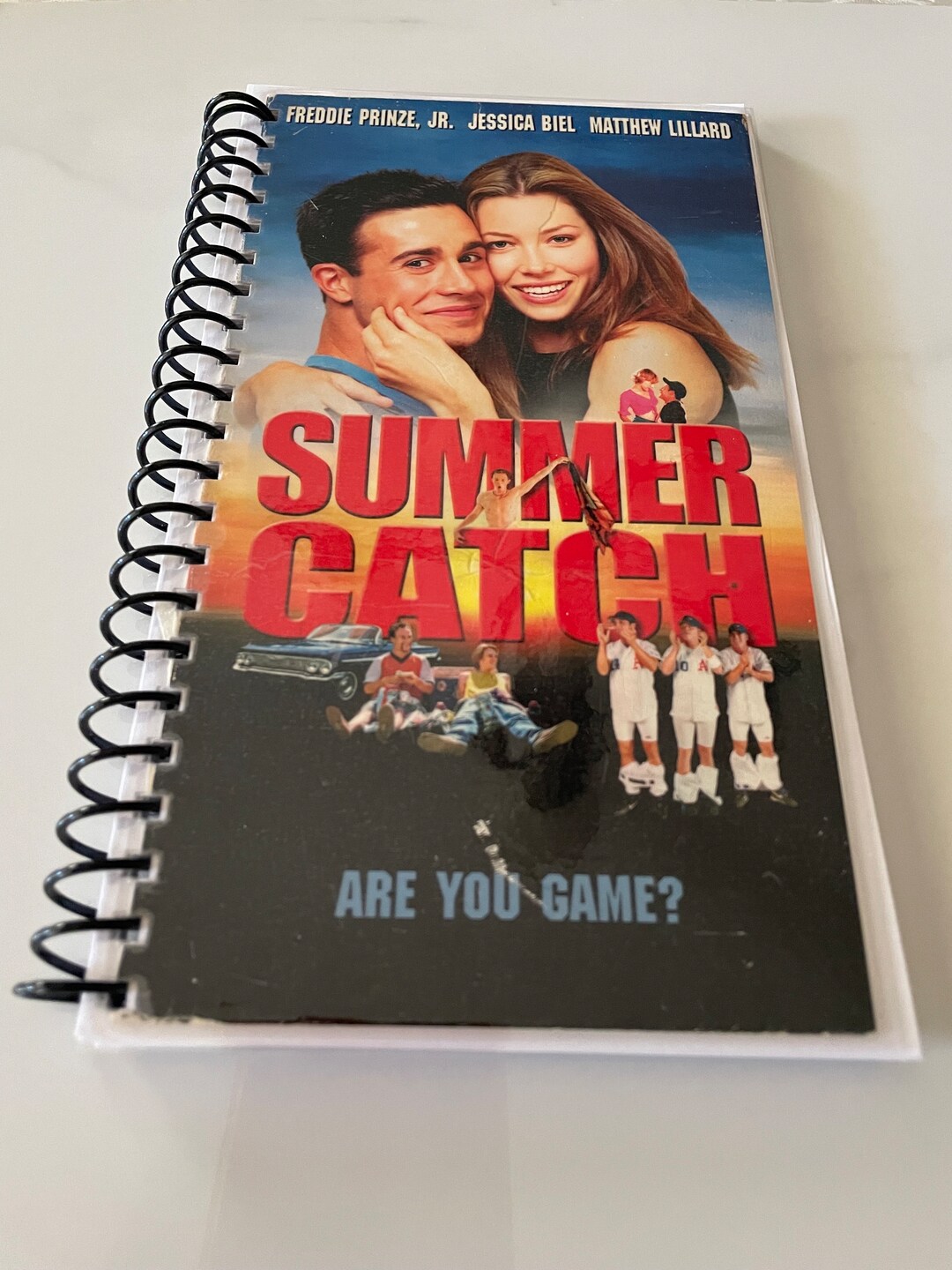 Summer Catch Movie VHS Upcycled Spiral Bound Notebook Journal Vintage ...