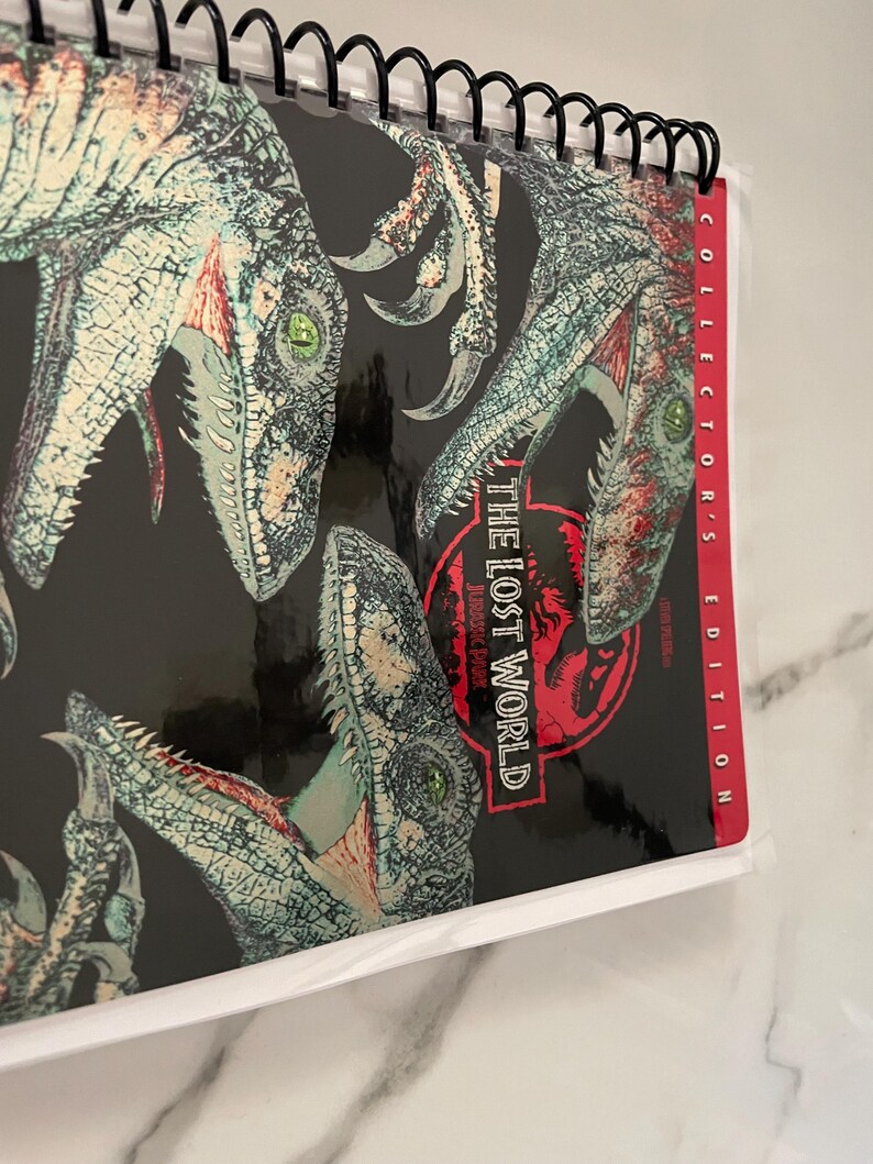 Jurassic Park the Lost World Movie DVD Video Upcycled Spiral Bound ...