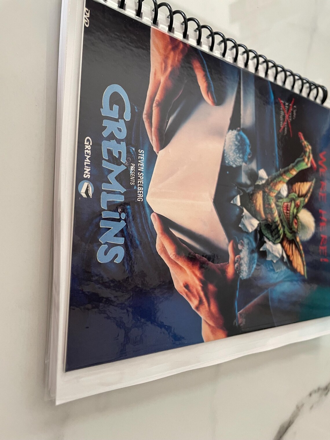 Gremlins Movie DVD Upcycled Spiral Bound Notebook Notepad Journal ...