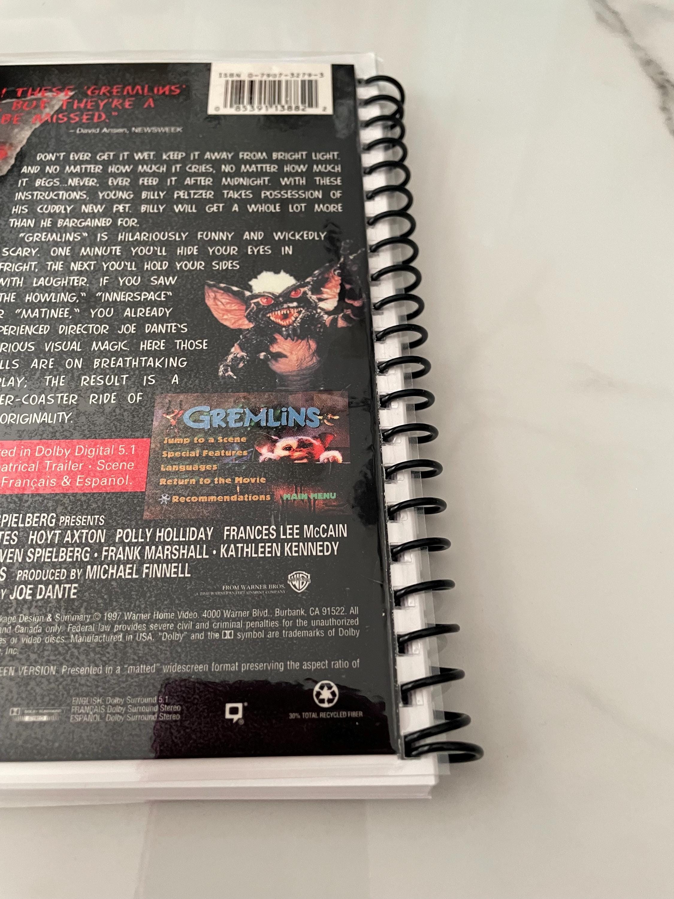Gremlins Movie DVD Upcycled Spiral Bound Notebook Notepad Journal ...