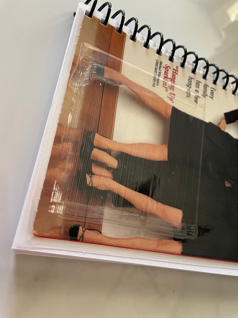 Hanging up Movie 90s VHS Upcycled Spiral Bound Notebook Journal Vintage ...