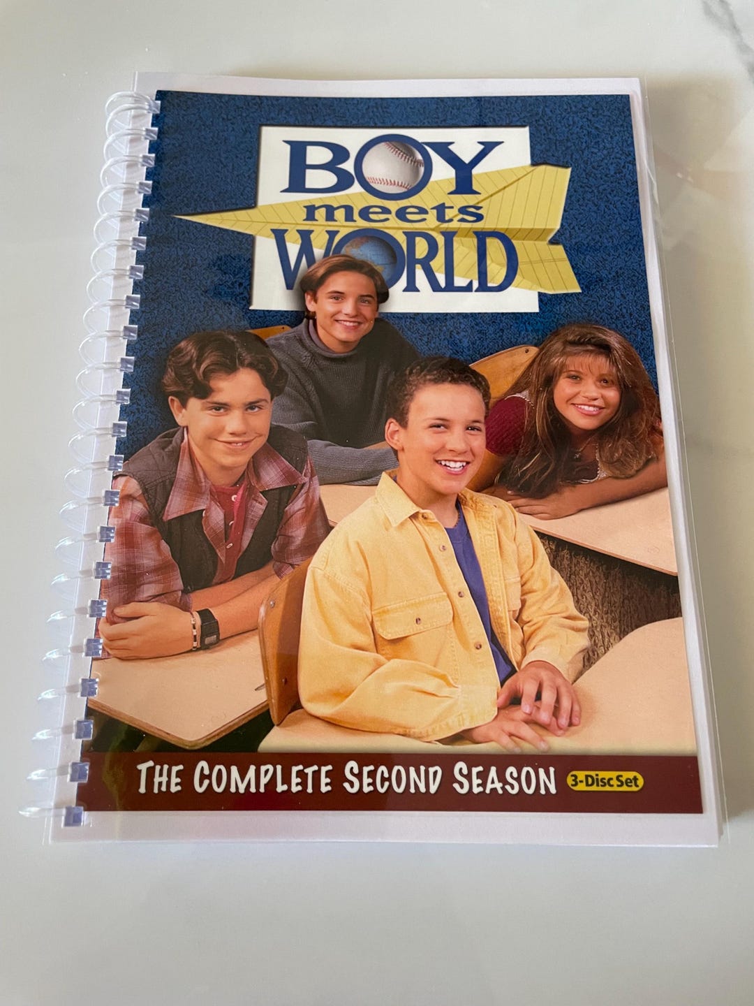 ボーイ ミーツ ワールド シーズン 1 テレビ番組 90 年代 DVD アップサイクル スパイラル綴じ ノートブック ジャーナル ヴィンテージ コリー  エリック マシューズ ショーン ハンター - Etsy 日本, image size:1080x1440