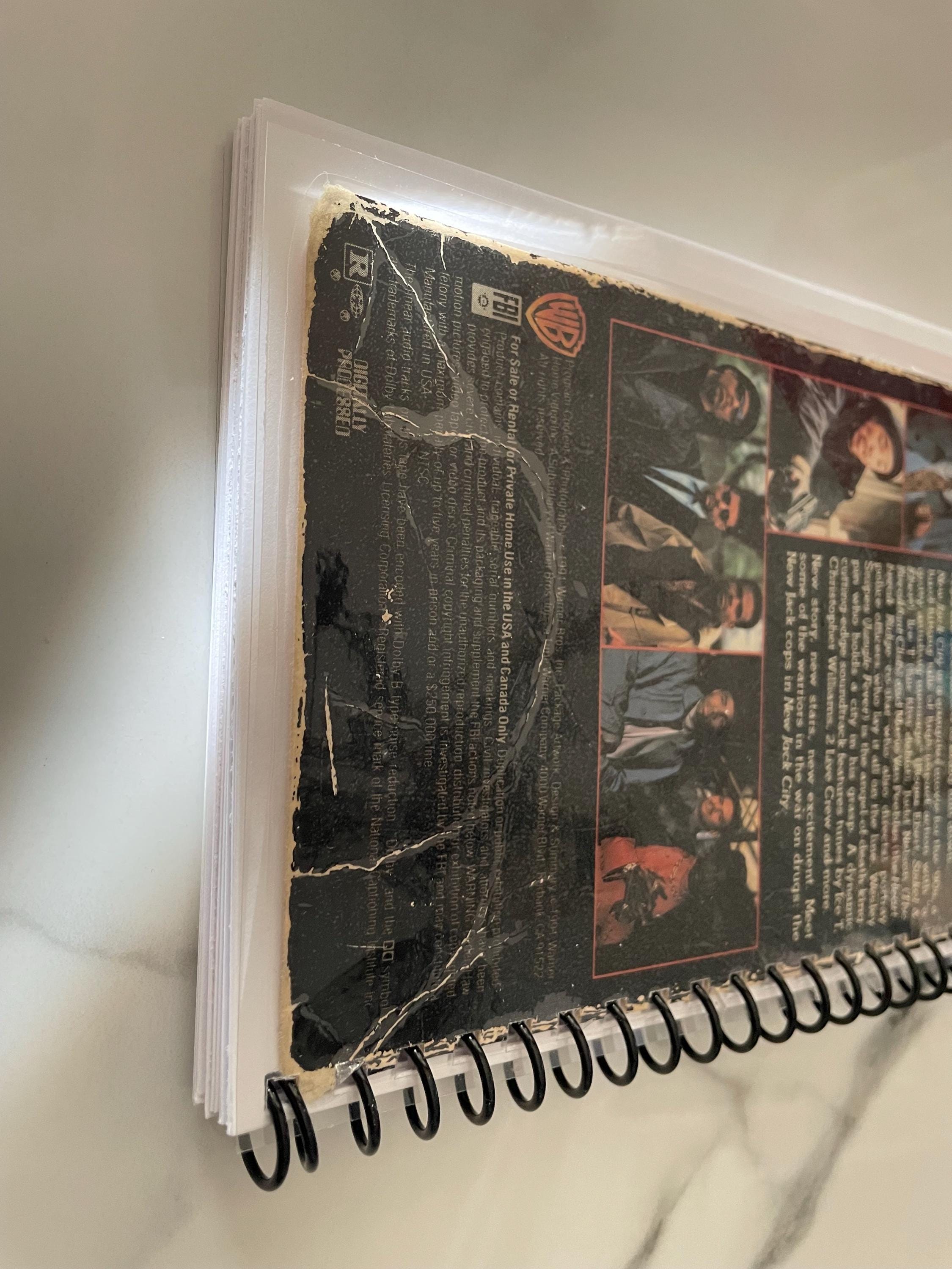 90s New Jack City Movie VHS Upcycled Spiral Bound Notebook Notepad ...
