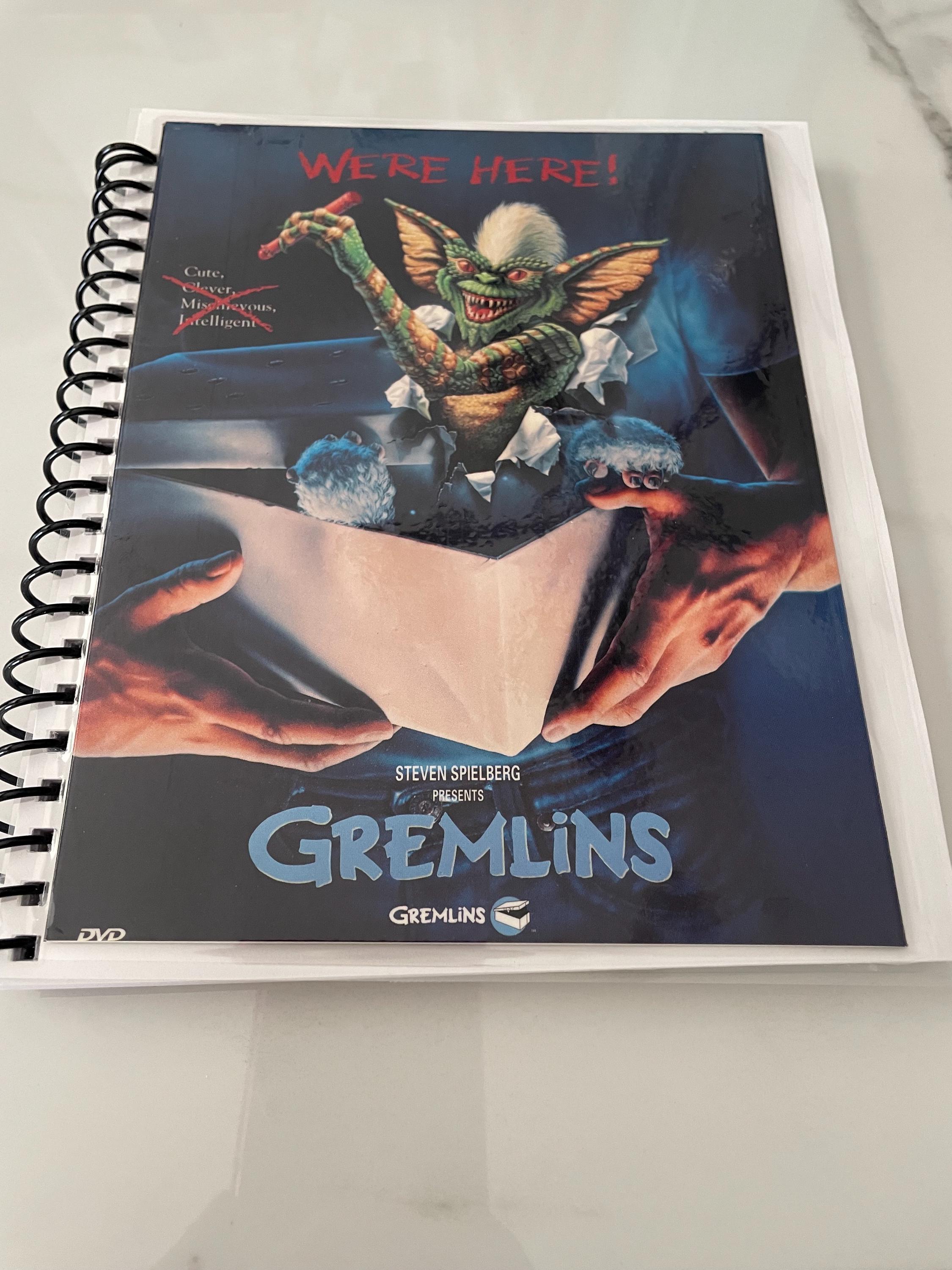 Gremlins Movie DVD Upcycled Spiral Bound Notebook Notepad Journal ...