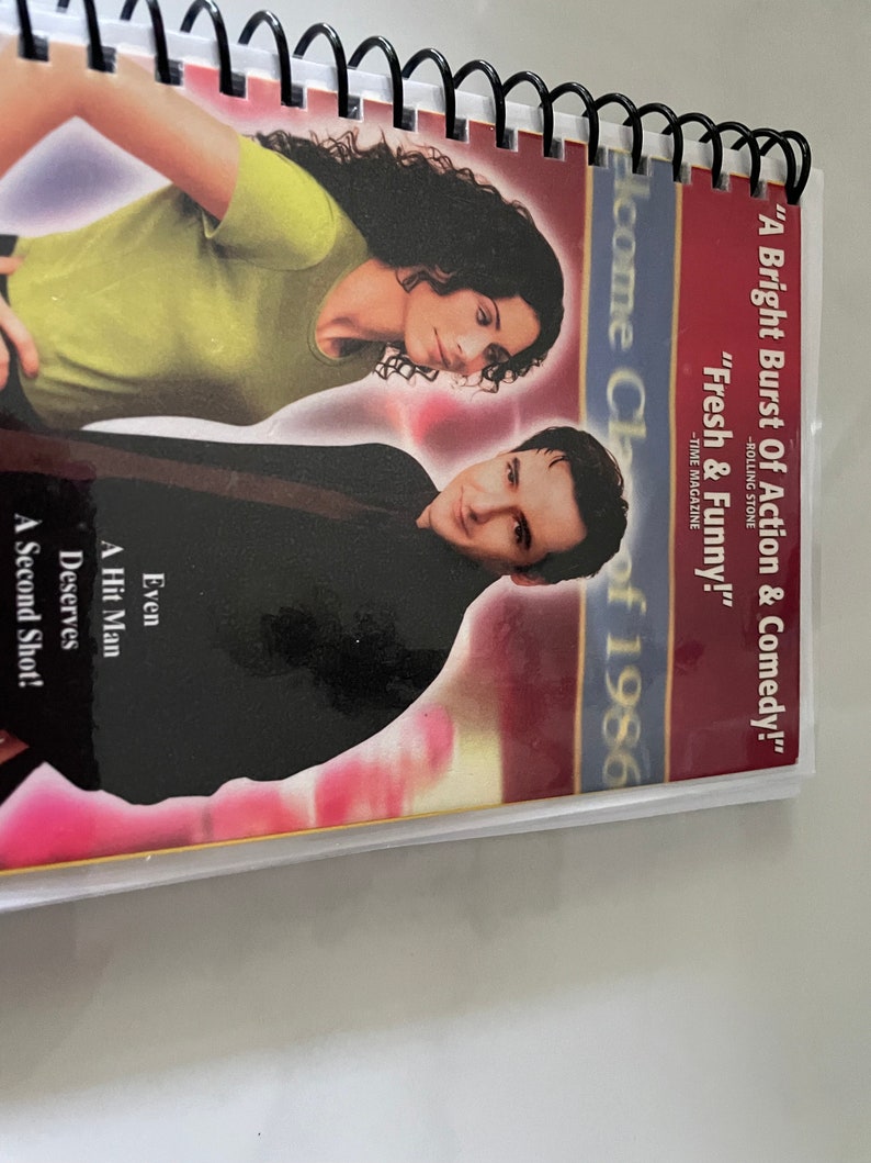 Grosse Pointe Blank 90s Movie VHS Video Upcycled Spiral Bound Notebook ...