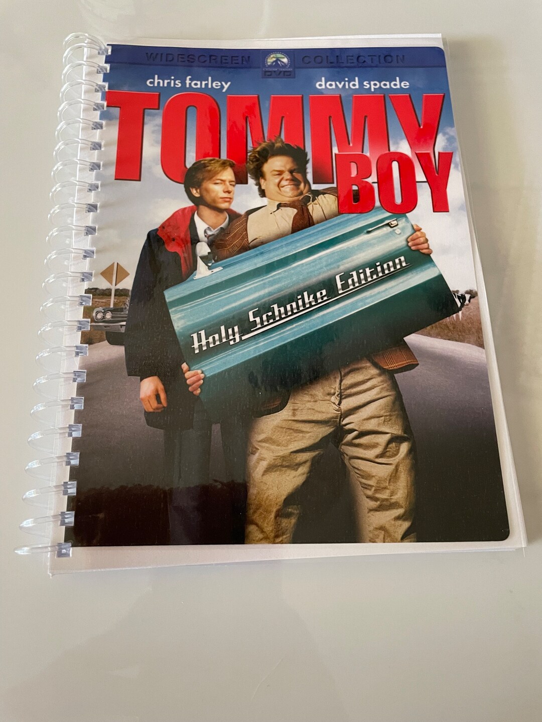 Tommy Boy Movie DVD Upcycled Spiral Bound Notebook Journal Vintage ...