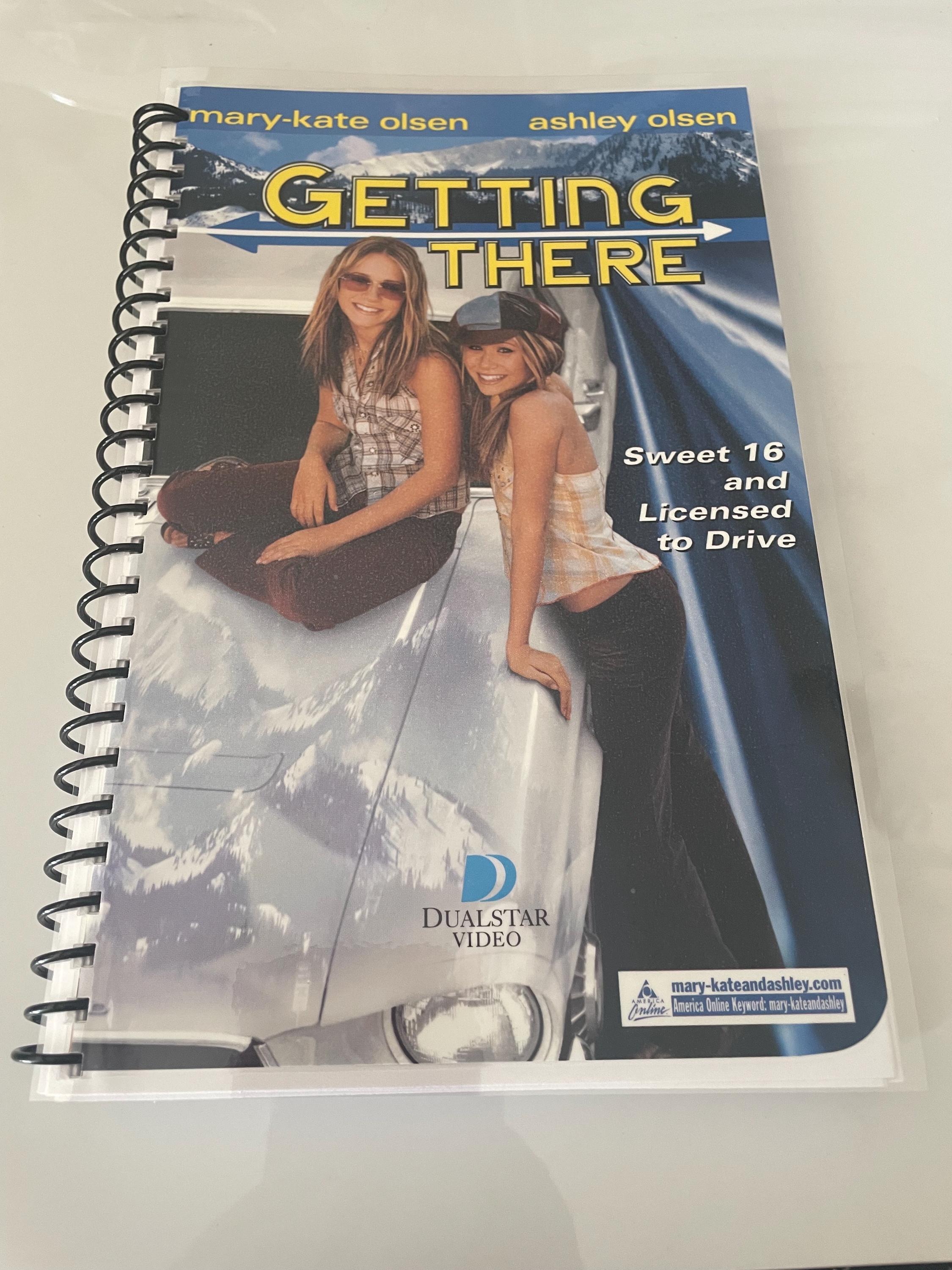 Getting There Movie VHS Video Upcycled Spiral Bound Notebook Notepad ...