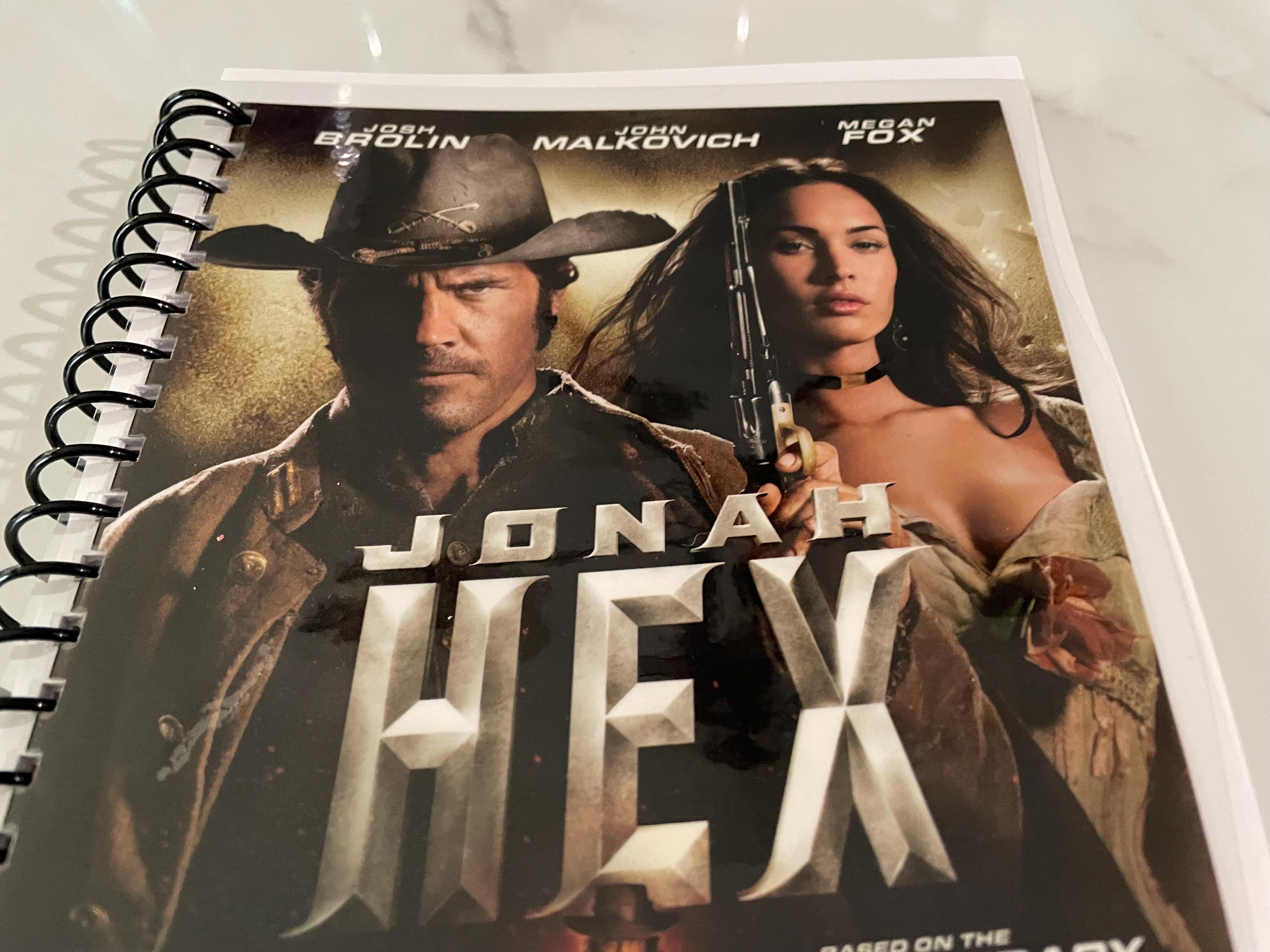 Jonah Hex Movie DVD Upcycled Spiral Bound Notebook Journal Notepad ...