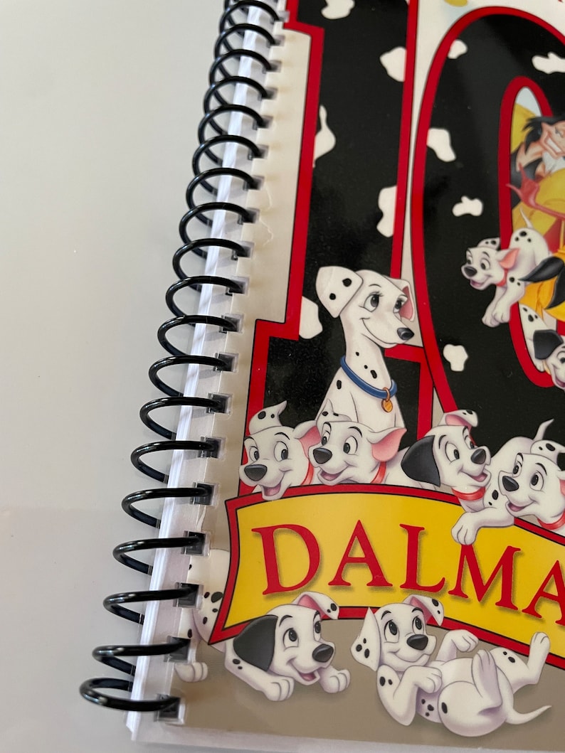 Disneys 101 Dalmatians Animated 60s VHS Video Upcycled Spiral Bound ...