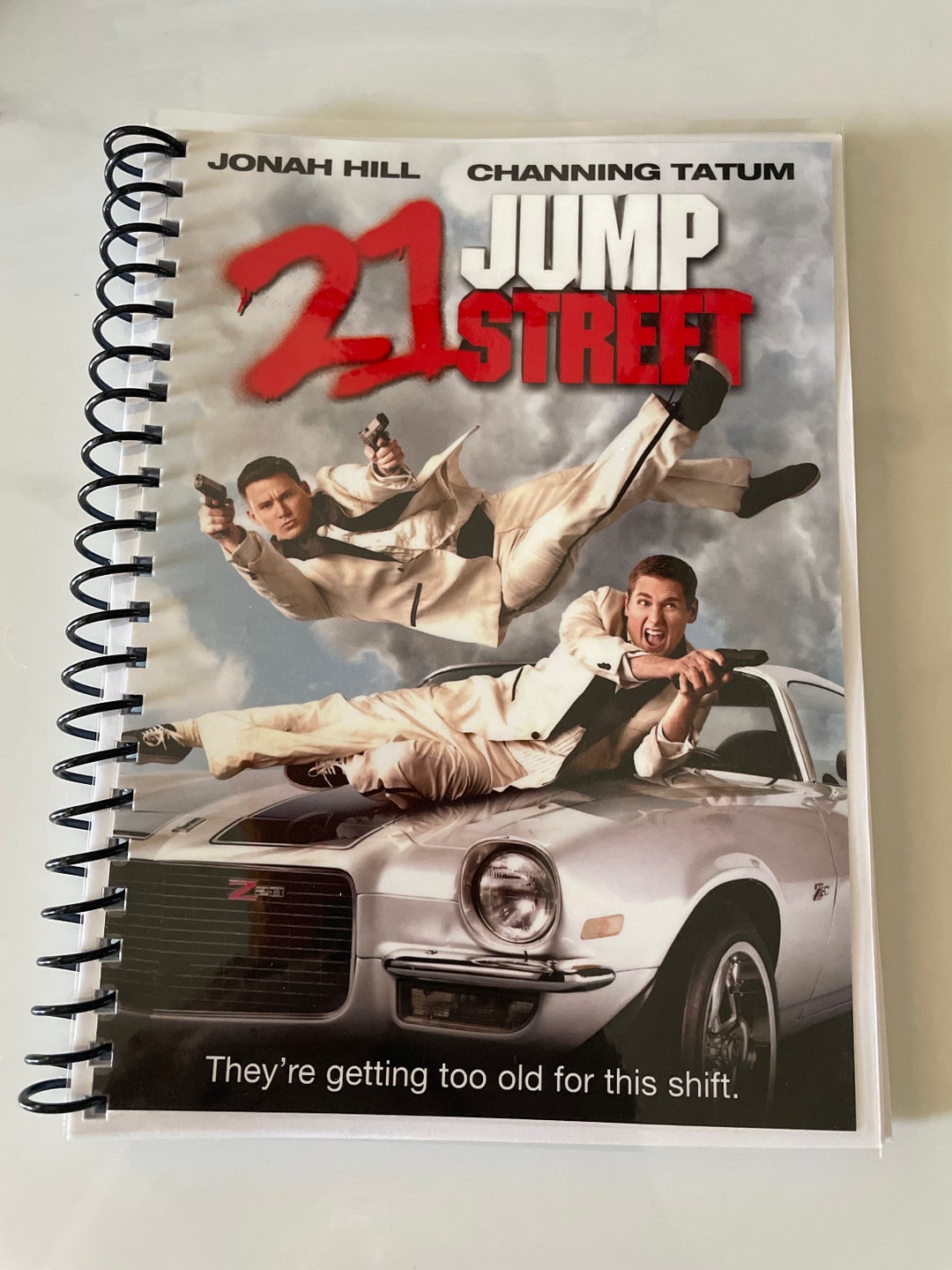 21 Jump Street Movie DVD Upcycled Spiral Bound Notebook Notepad Journal ...