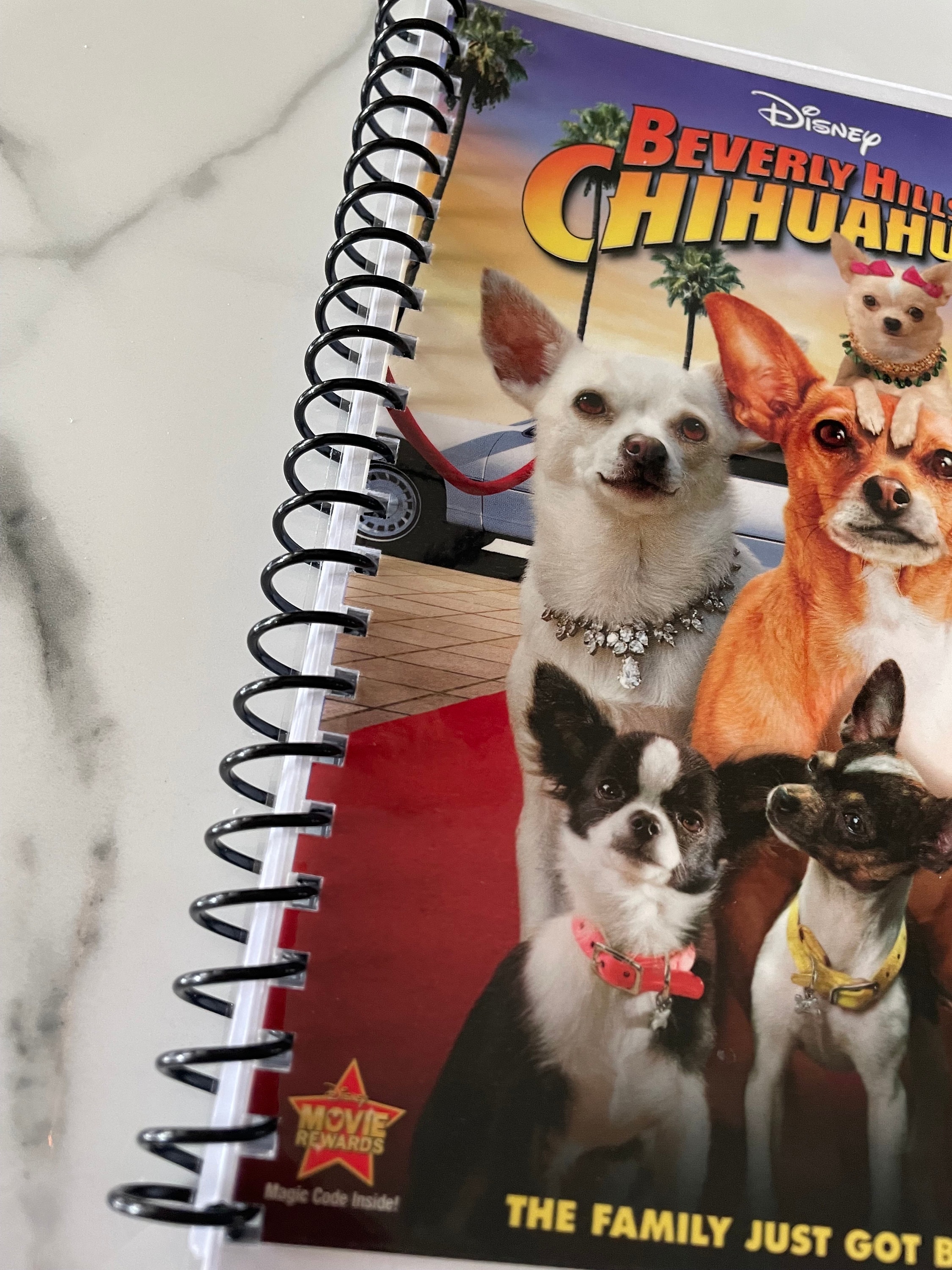 Disney Beverly Hills Chihuahua 2 Movie DVD Upcycled Spiral Bound Notebook  Notepad Journal Vintage Nostalgia Unique Gift Idea Retro Dogs - Etsy, image size:2250x3000
