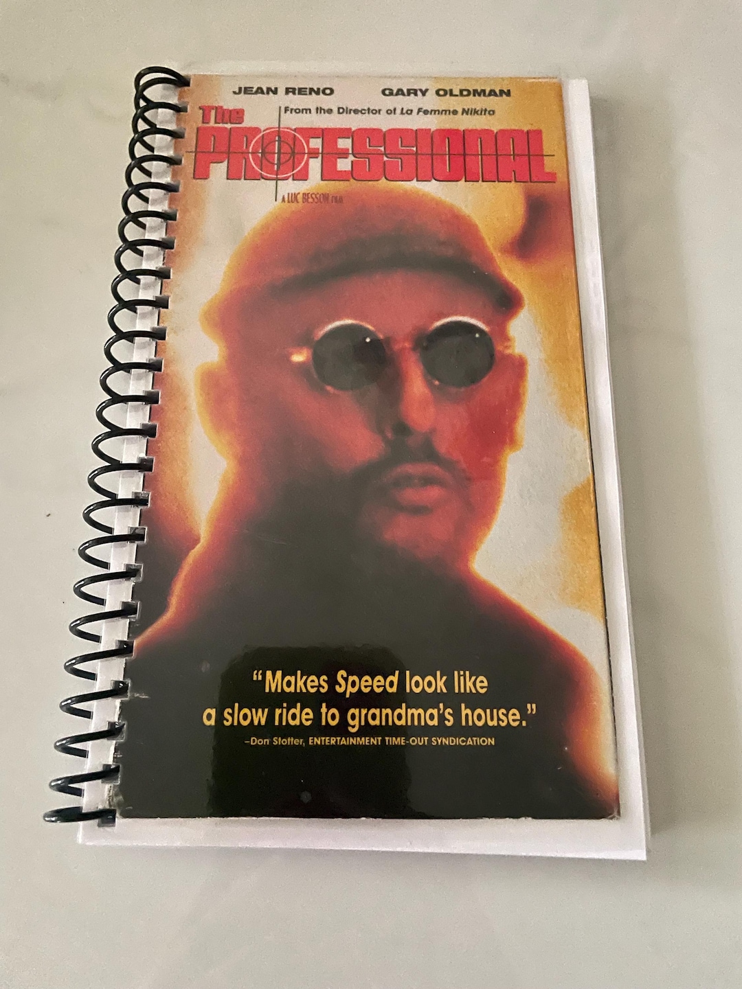 The Professional Movie VHS Upcycled Spiral Bound Notebook Notepad ...