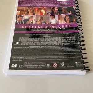 Valentines Day Movie DVD Upcycled Spiral Bound Notebook Journal Vintage Gift Ideas Taylor Swift image 7
