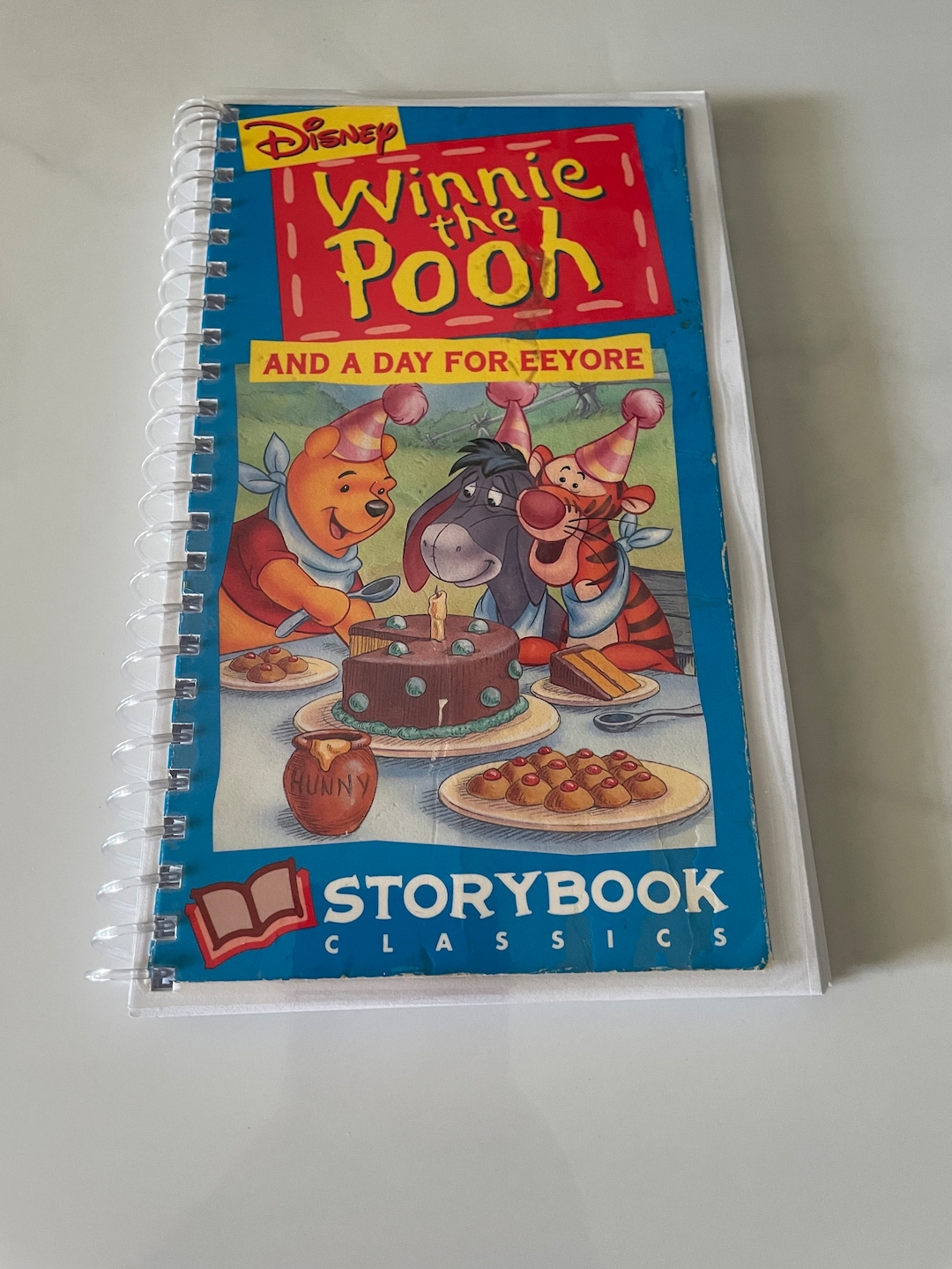 Disney Winnie the Pooh and a Day for Eeyore Movie VHS Upcycled Spiral ...