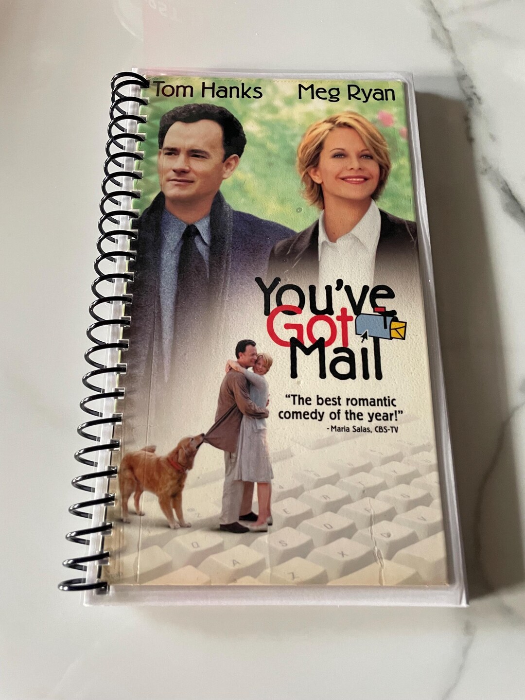You’ve Got Mail Movie VHS Upcycled Spiral Bound Notebook Vintage 90s ...