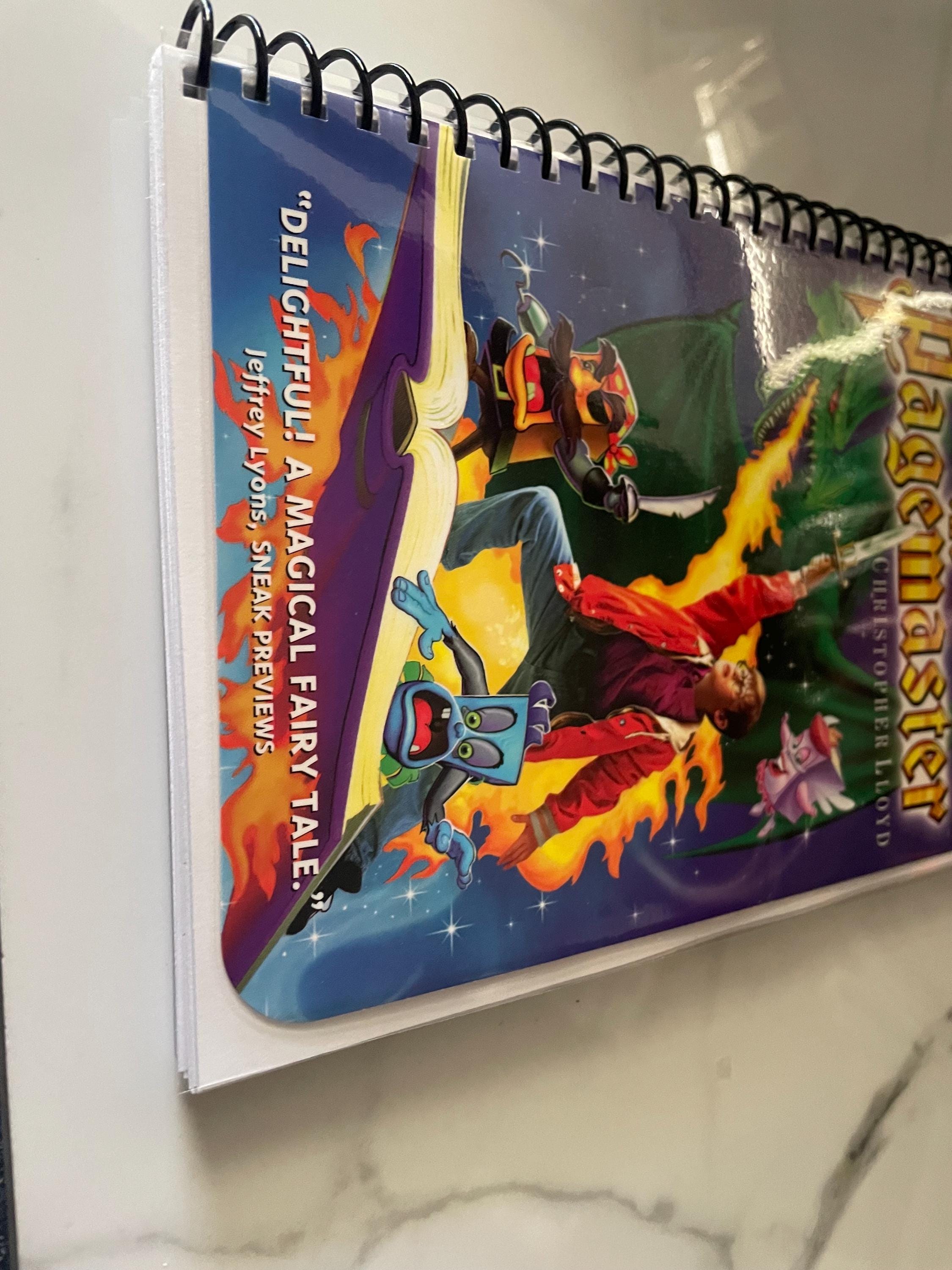 The Pagemaster 90s Movie VHS Video Upcycled Spiral Bound Notebook ...
